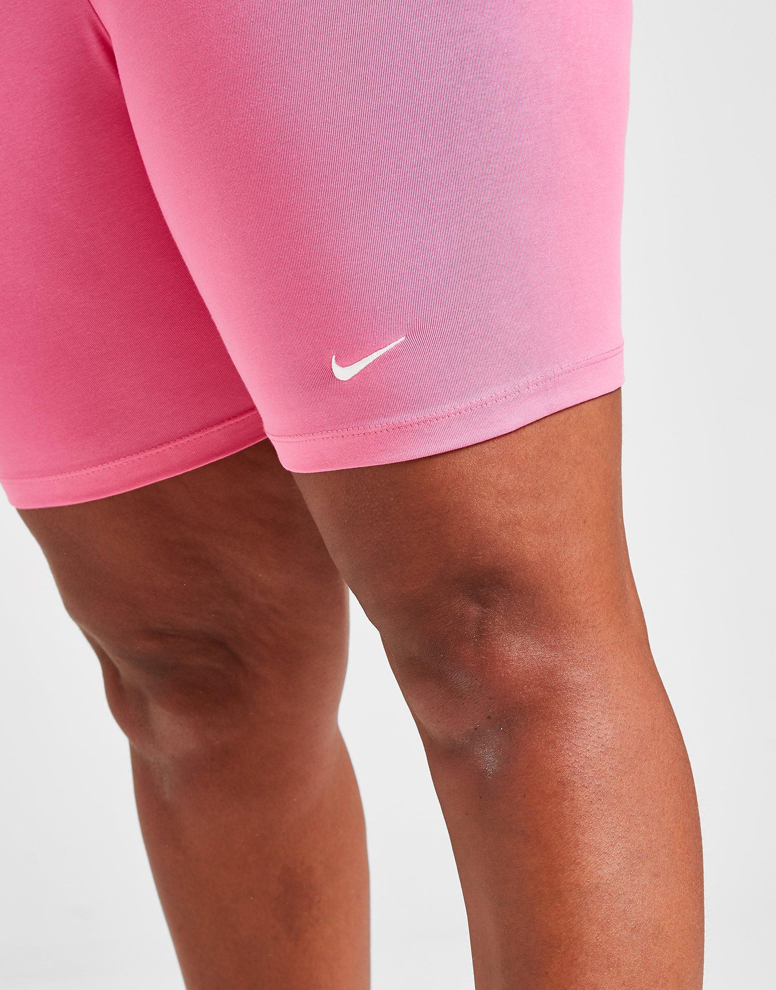 pink nike cycling shorts