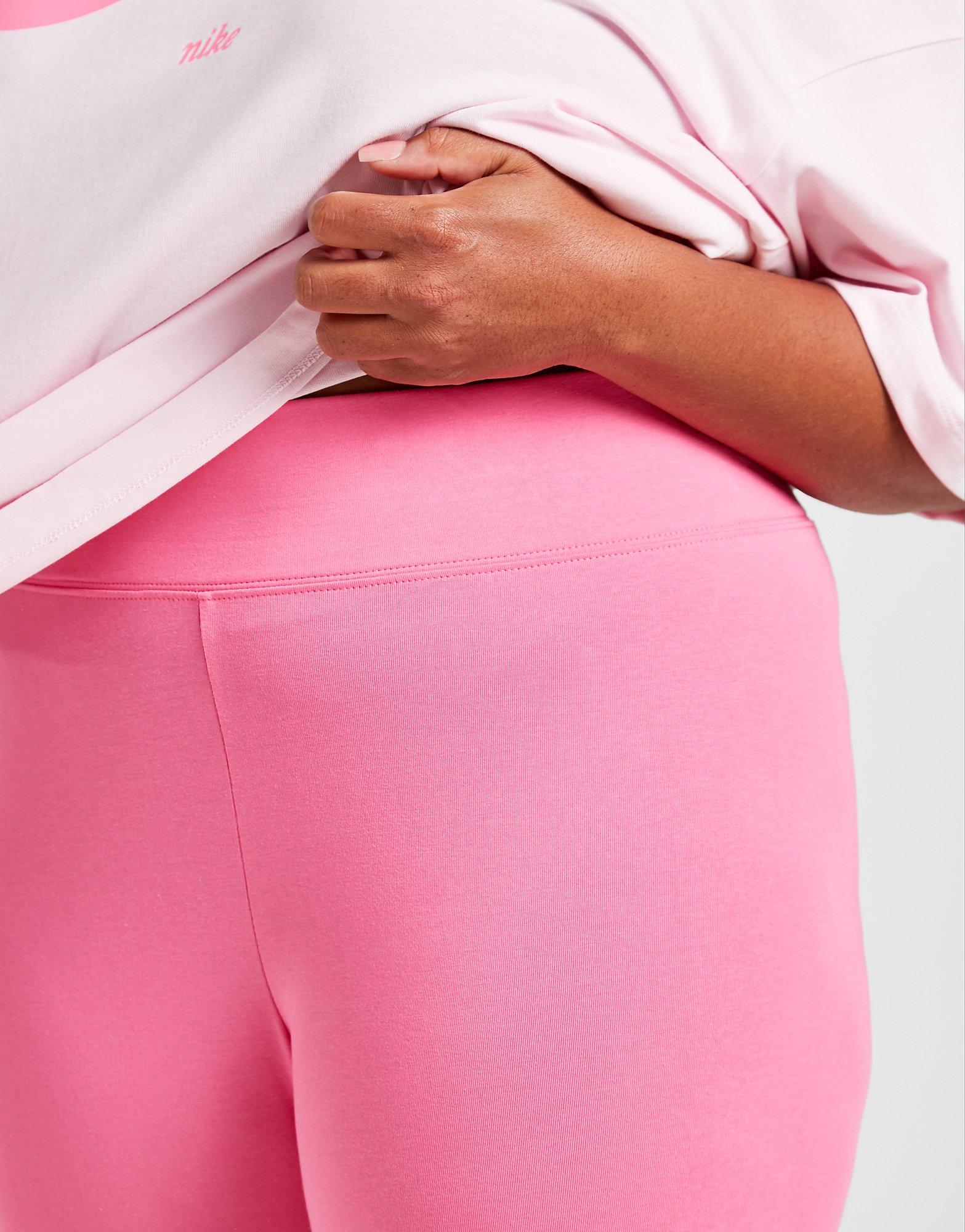 pink nike cycle shorts