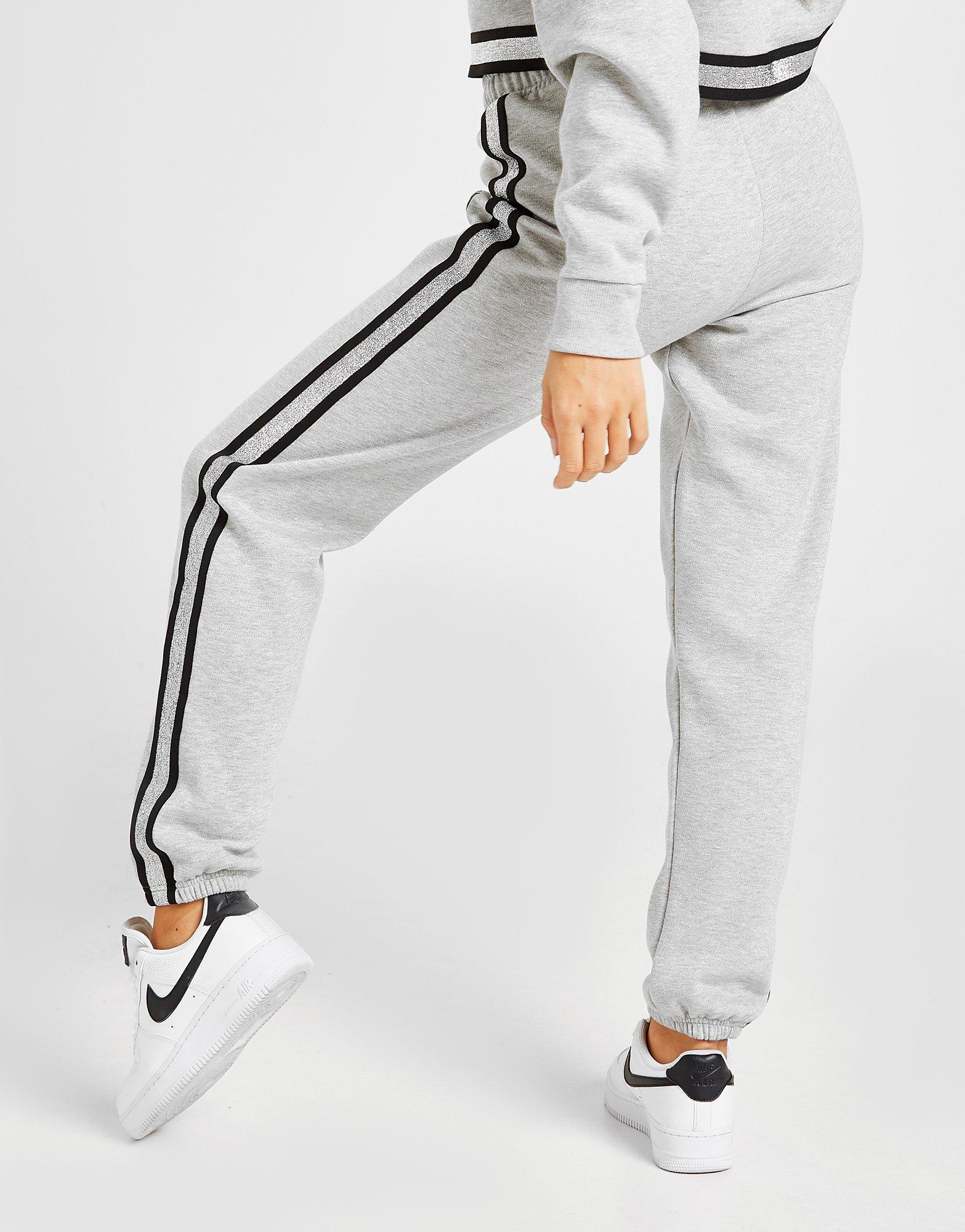 pink soda grey joggers