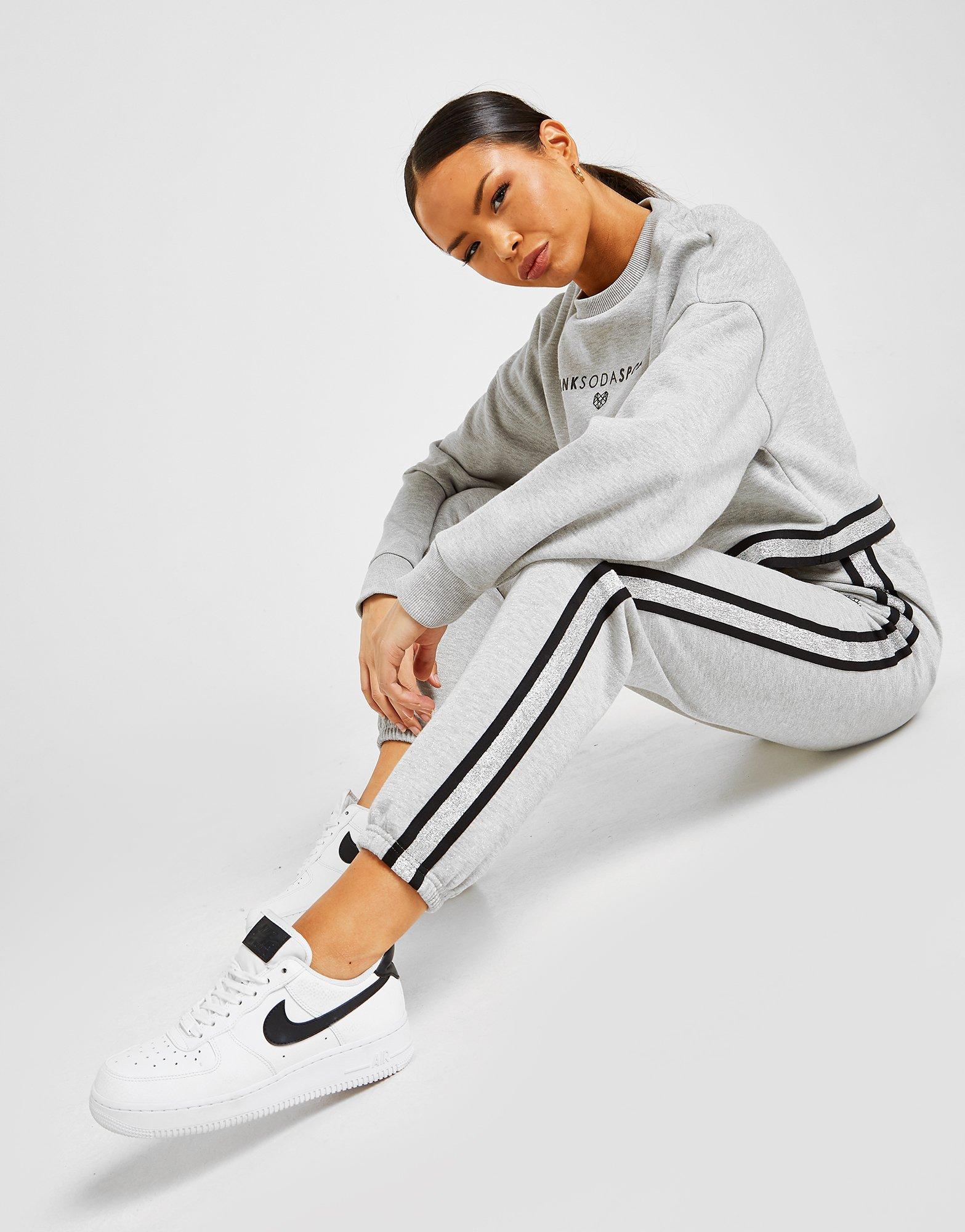 Pink Soda Sport Glitter Fleecebyxor Dam