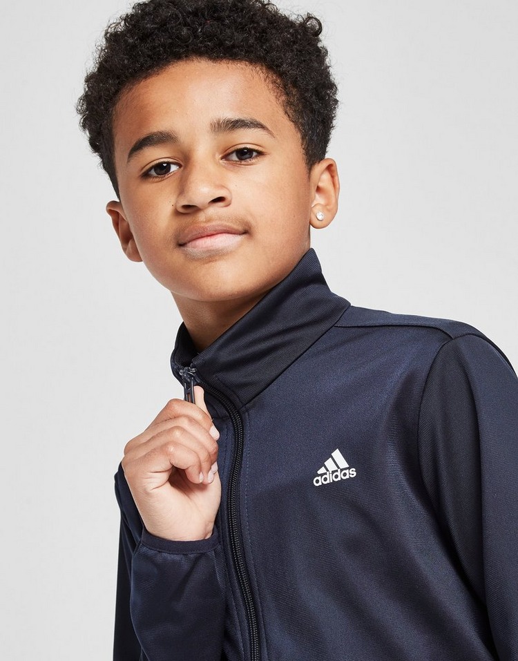 Blue adidas Badge of Sport Poly Tracksuit Junior | JD Sports
