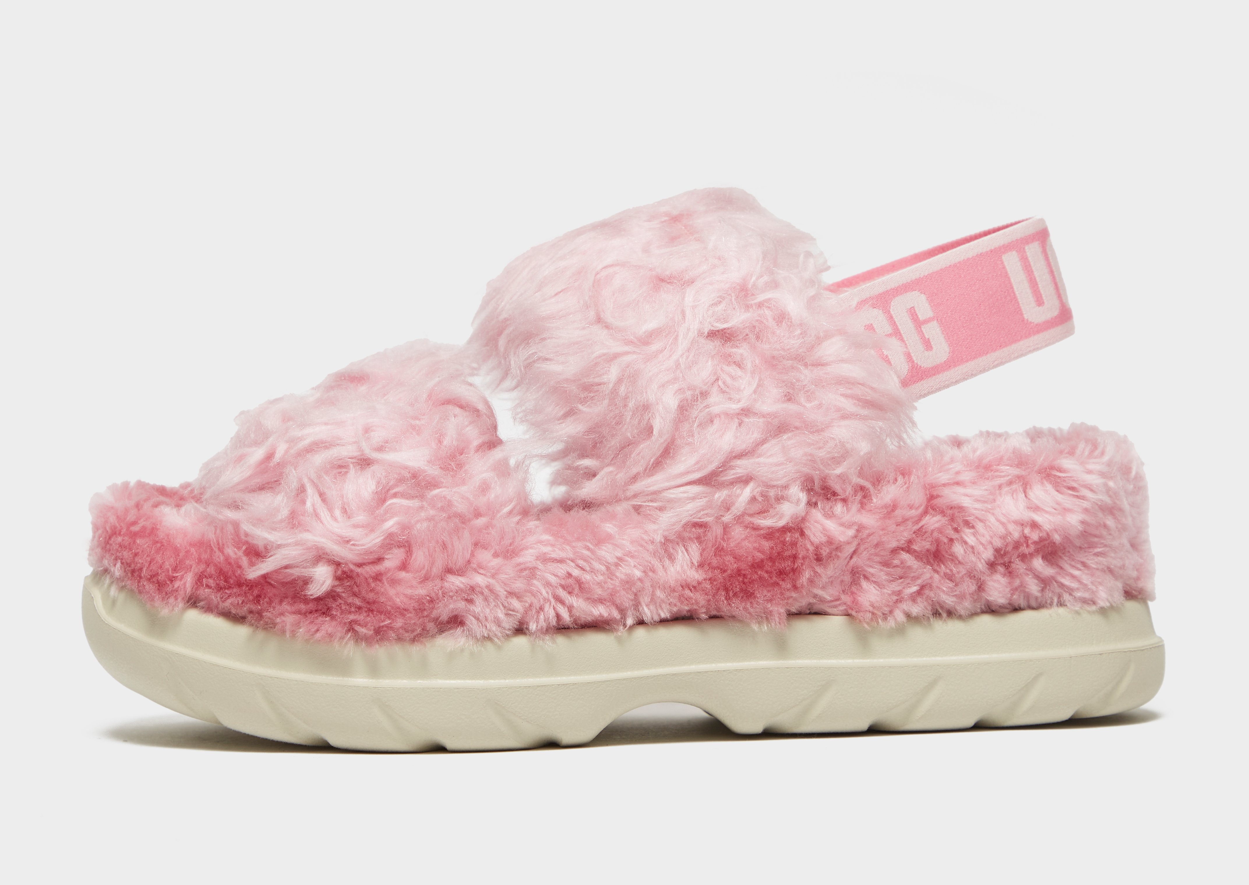 ugg fuzz sugar slide pink