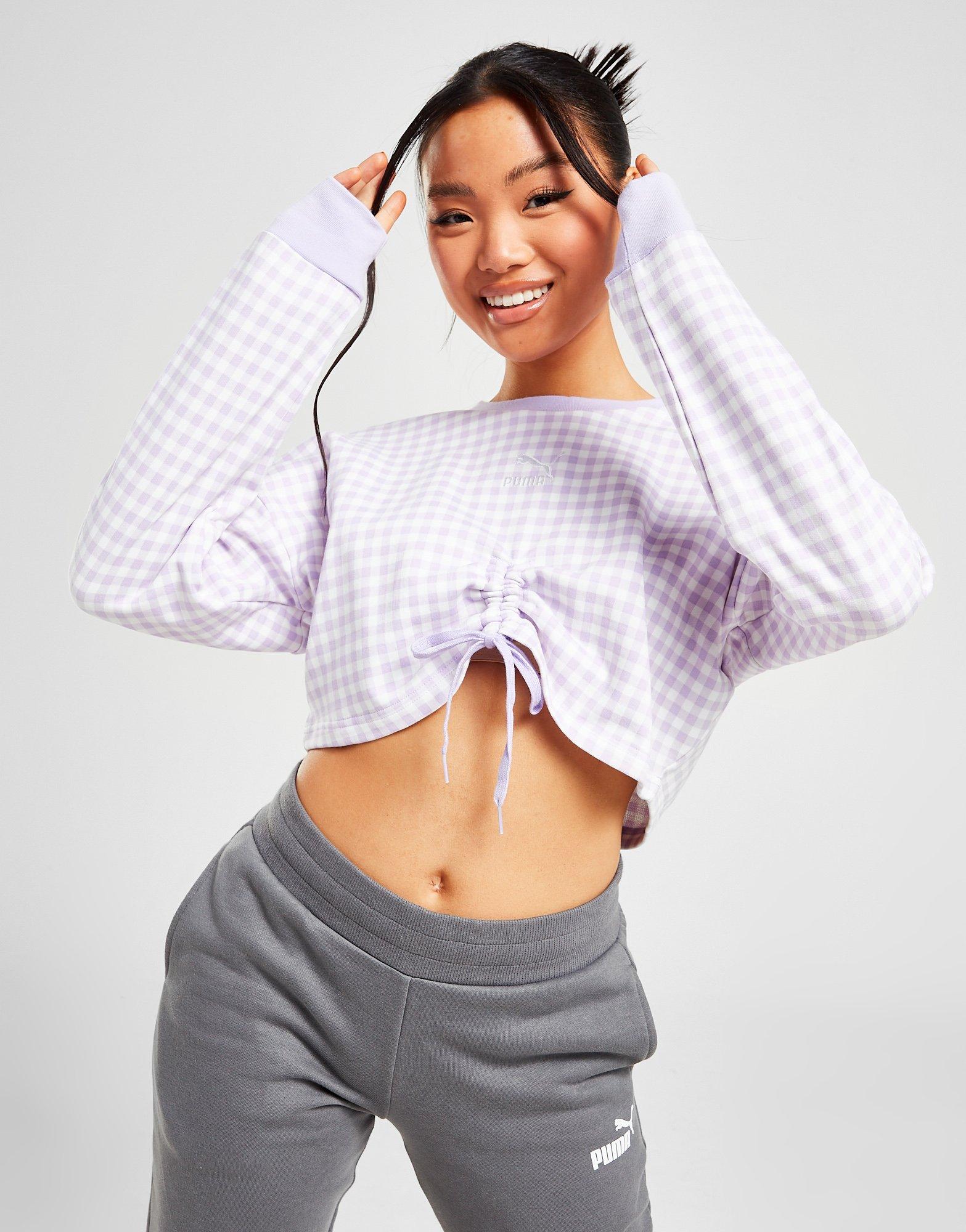 PUMA Houndstooth Crew Sweatshirt