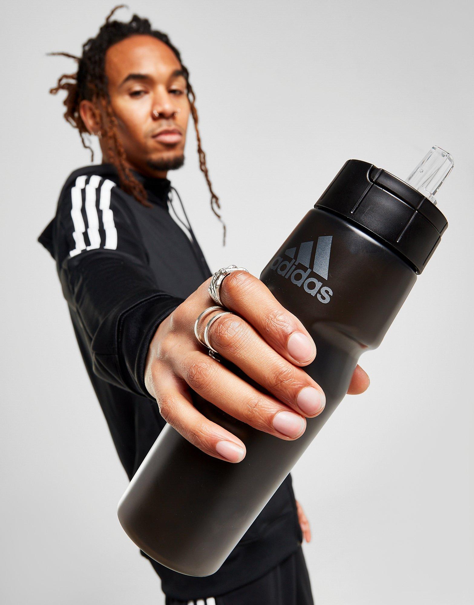 adidas water bottle black