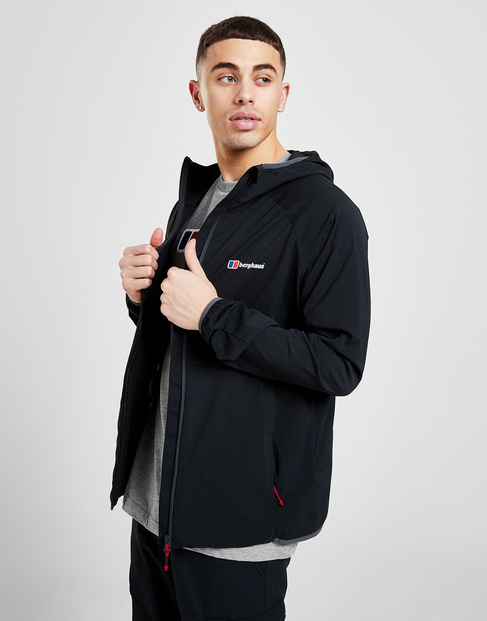 nyheder Prestigefyldte flydende Black Berghaus Theran Full Zip Jacket | JD Sports Global