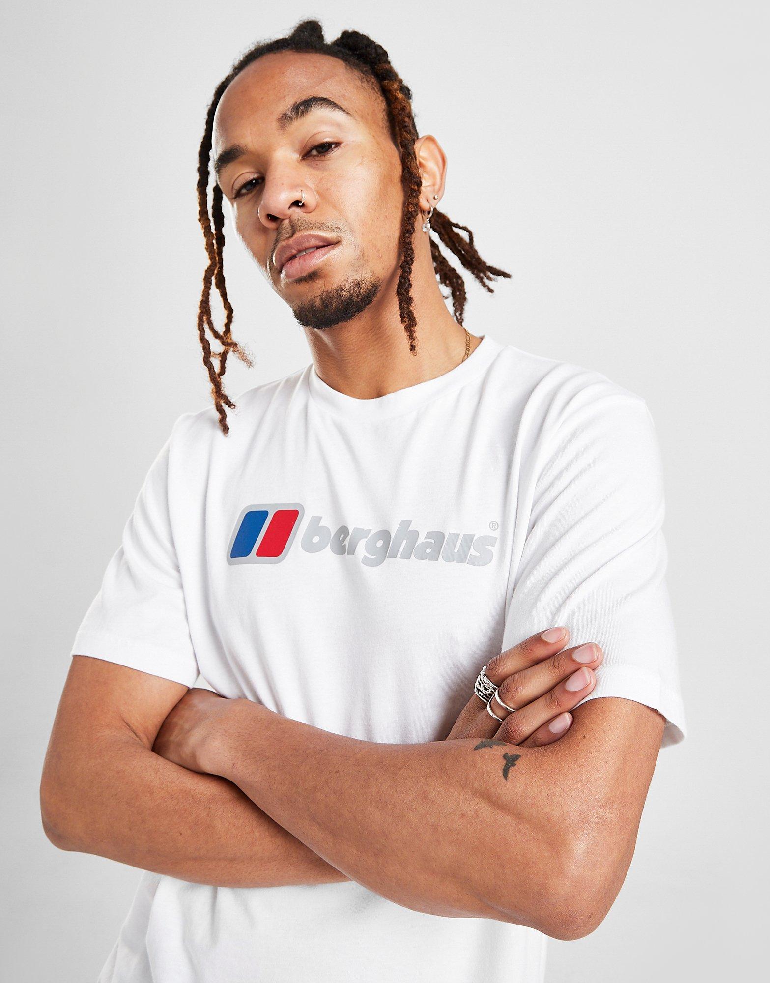 Berghaus white store t shirt