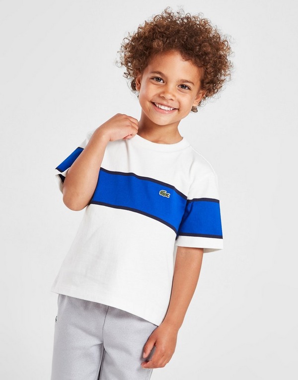 Acheter Blanc Lacoste T Shirt Panel Enfant