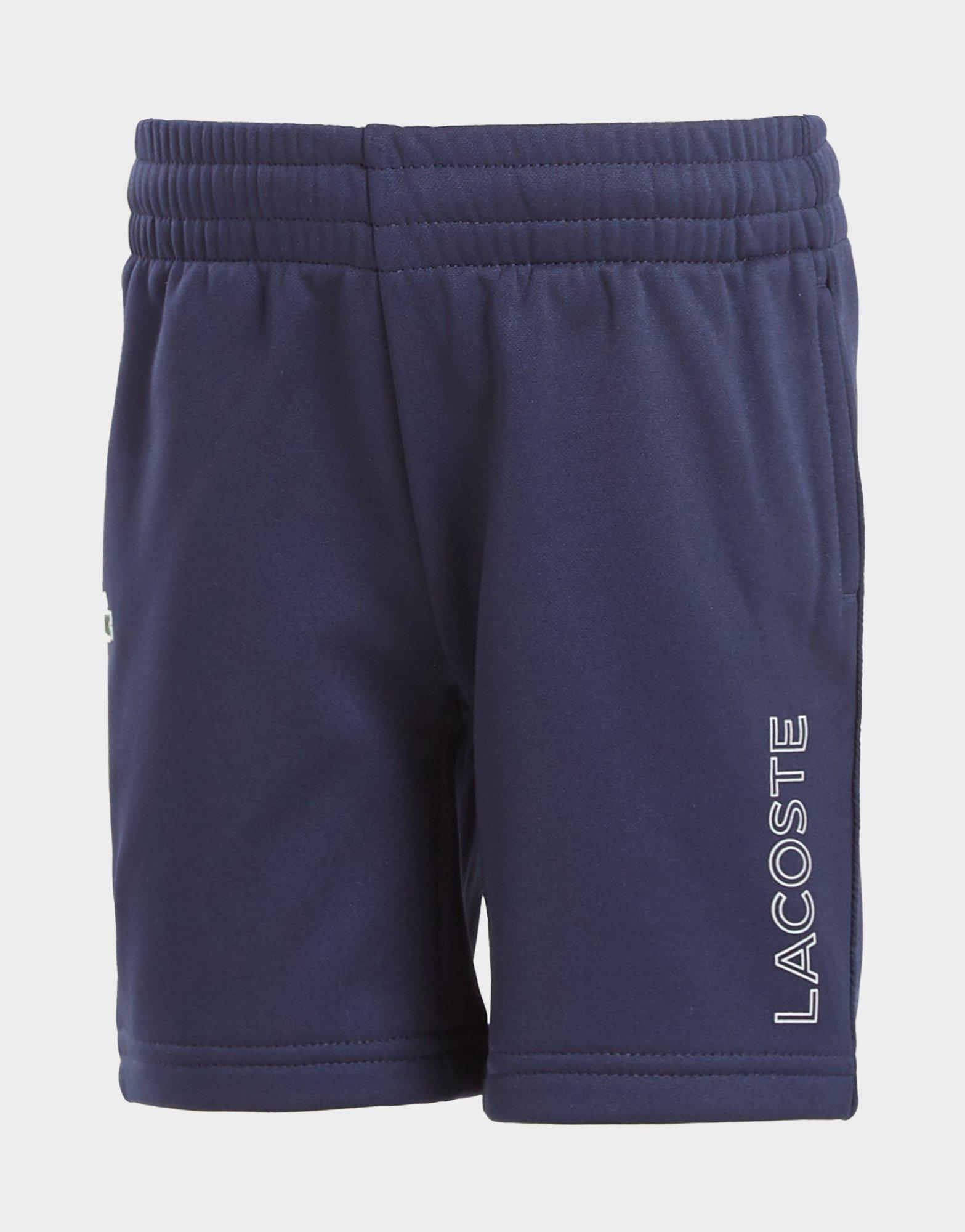 lacoste fleece shorts