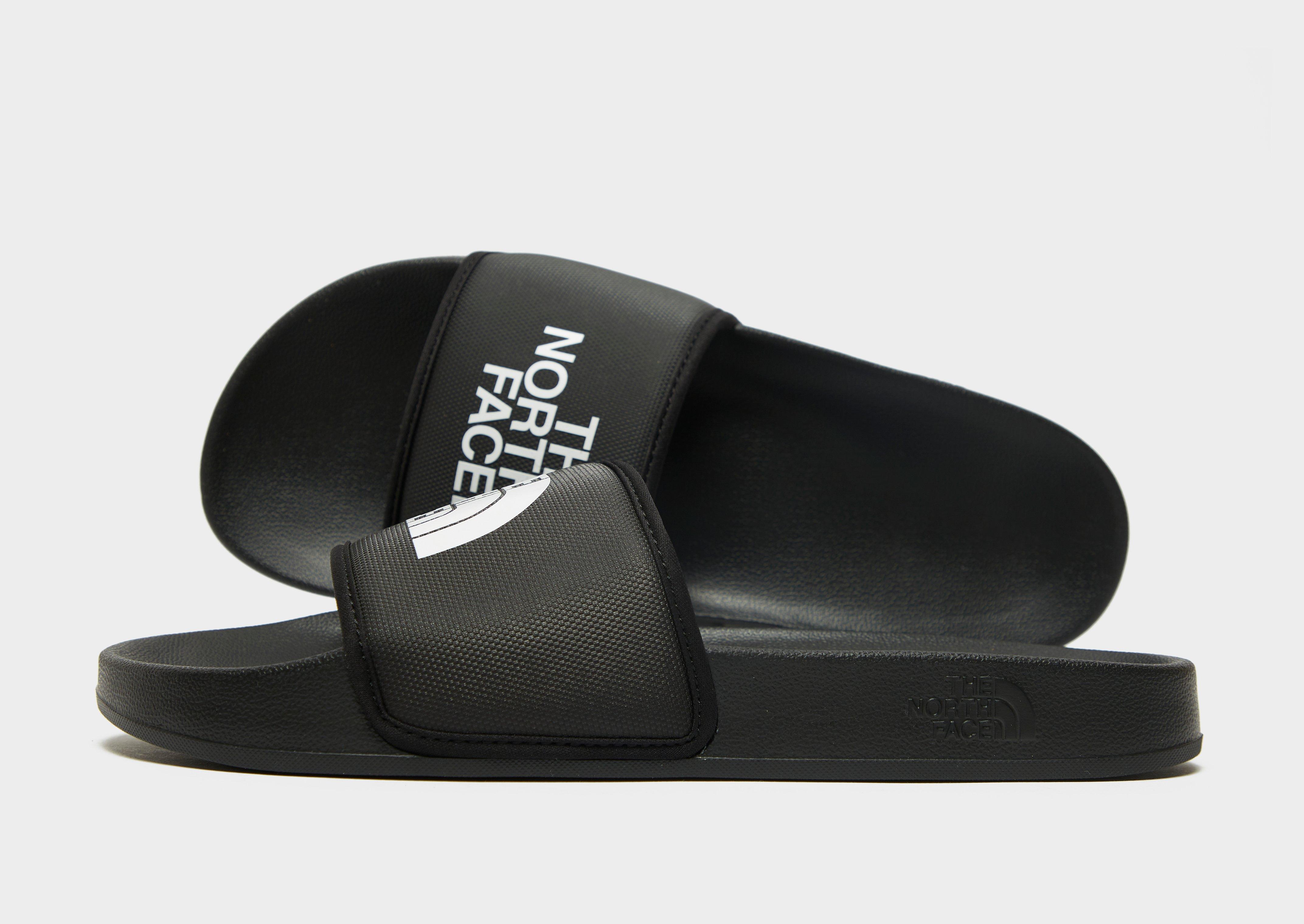 North face best sale slippers mens black