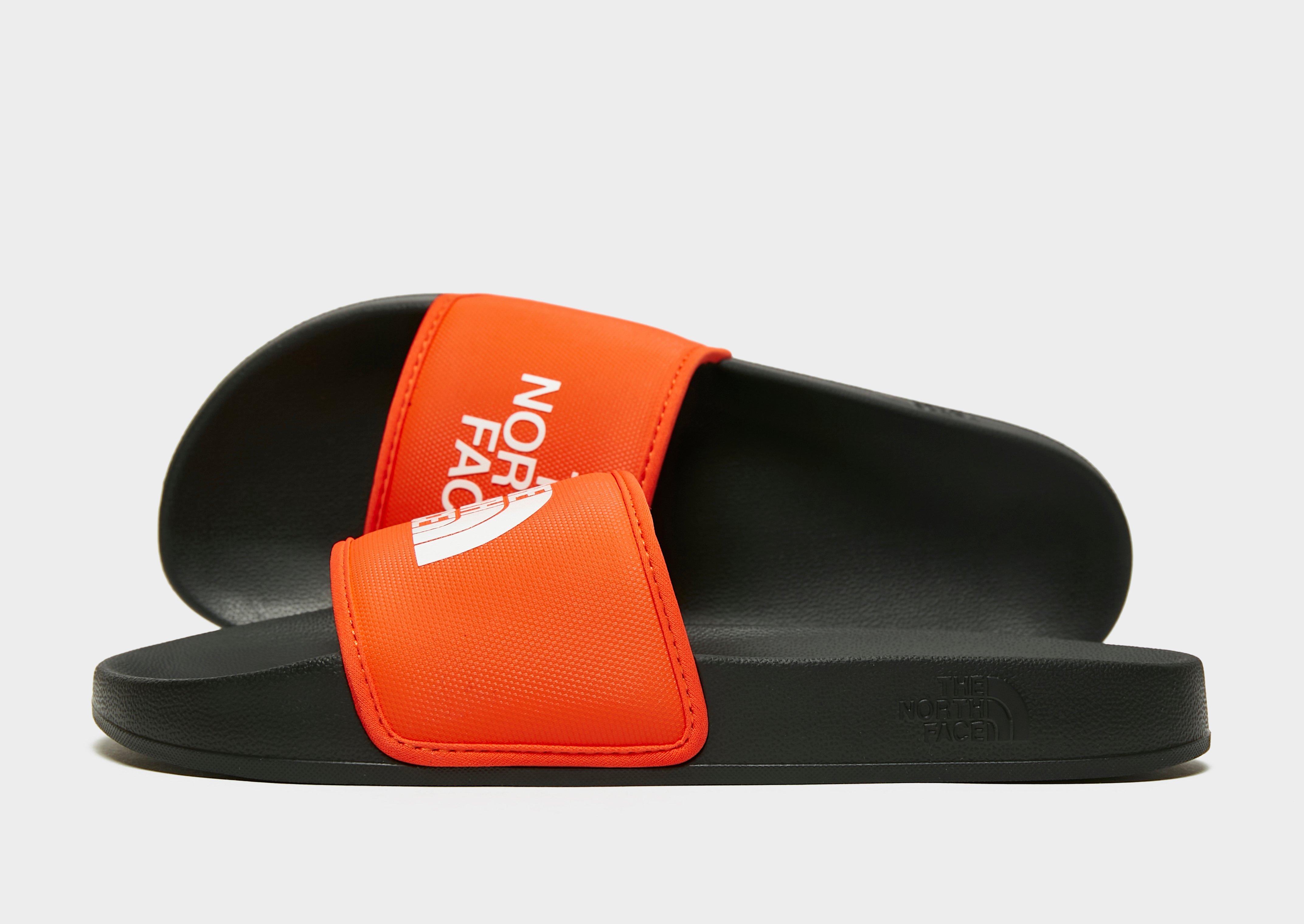 claquette the north face orange