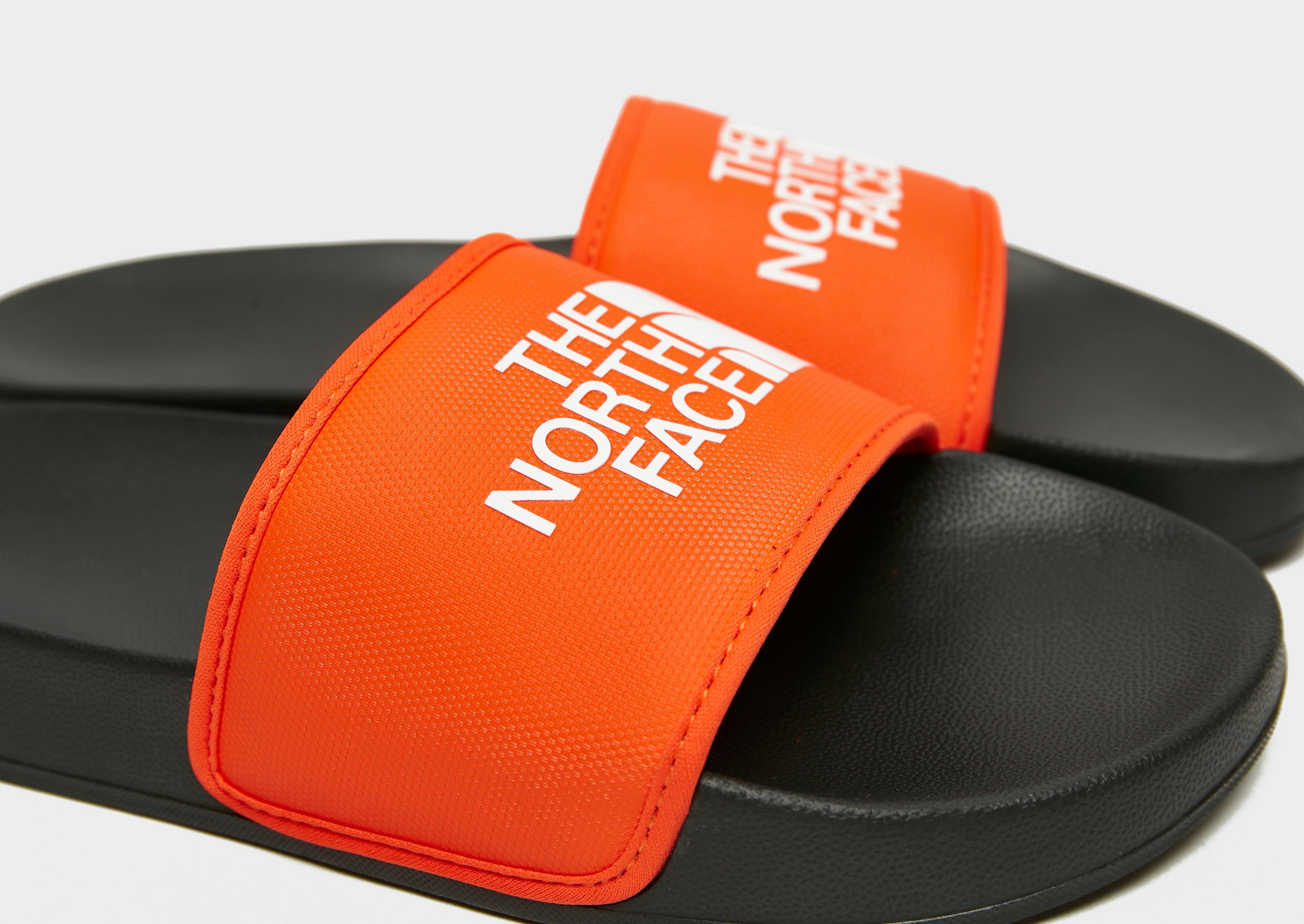 claquette the north face orange