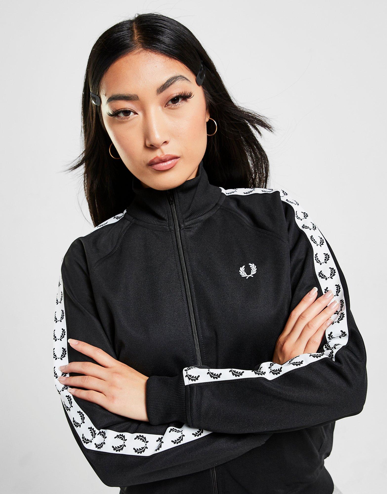 fred perry taping track top junior