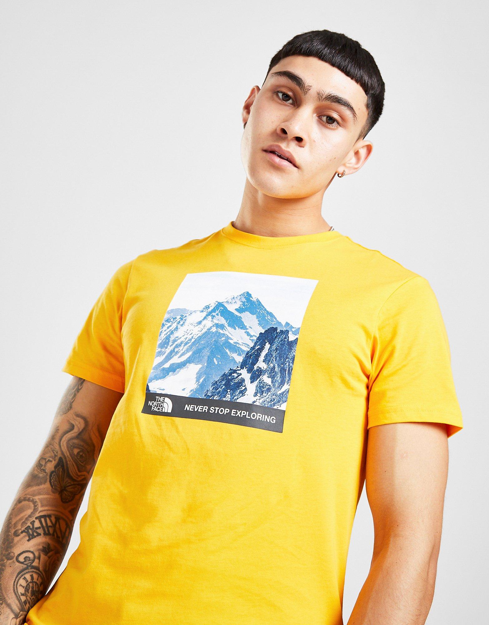 the north face mountain t shirt