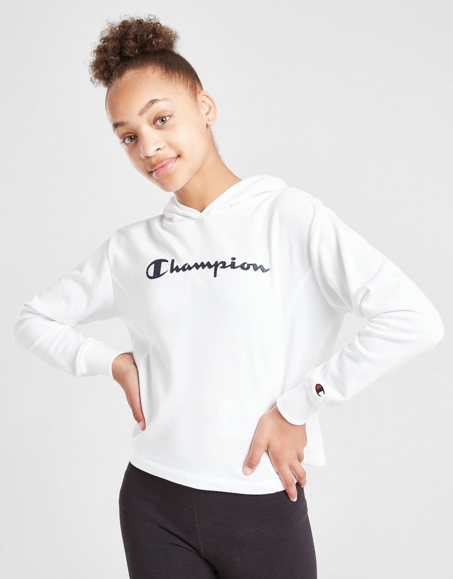 champion sweater crop top junior