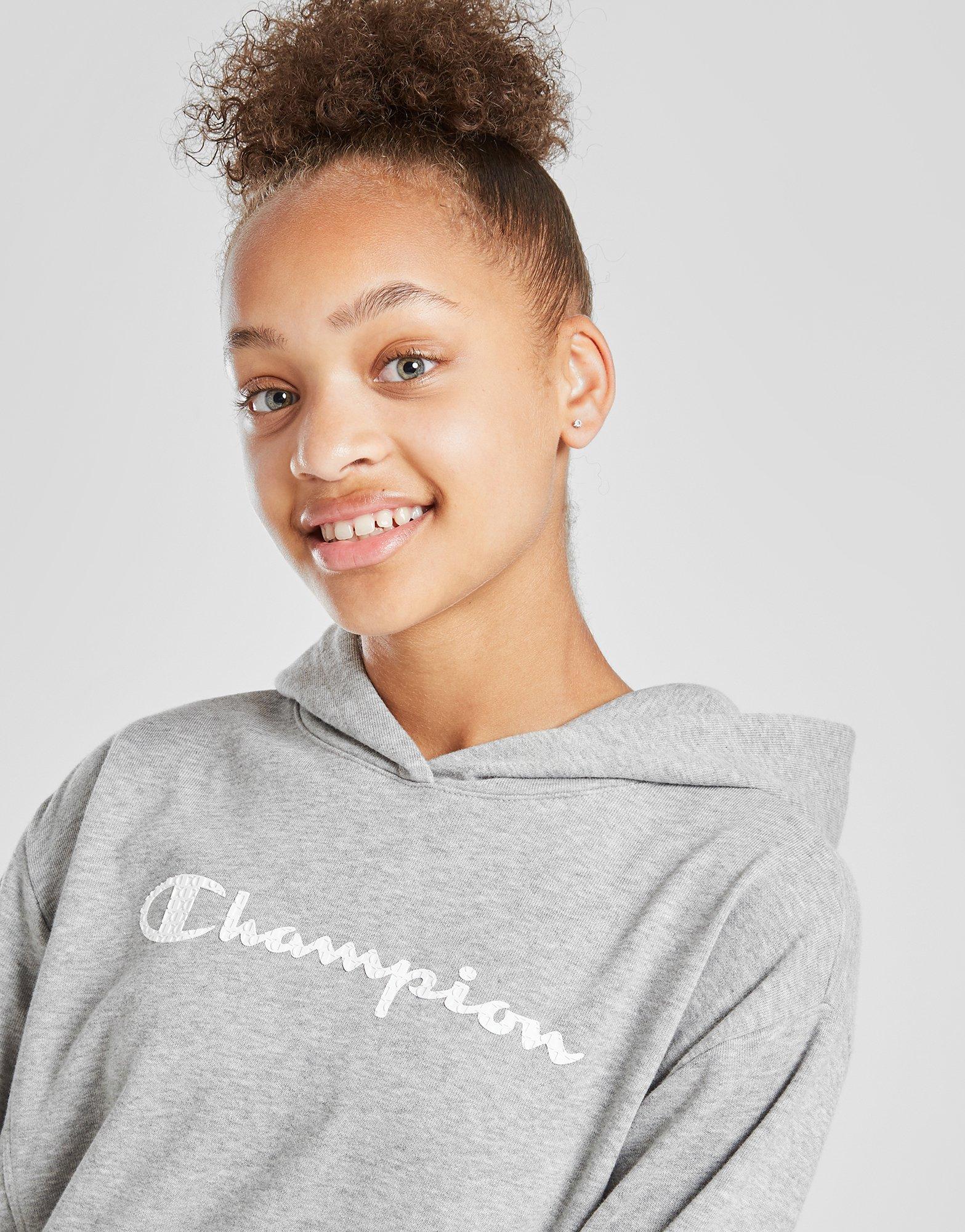 champion sweater crop top junior