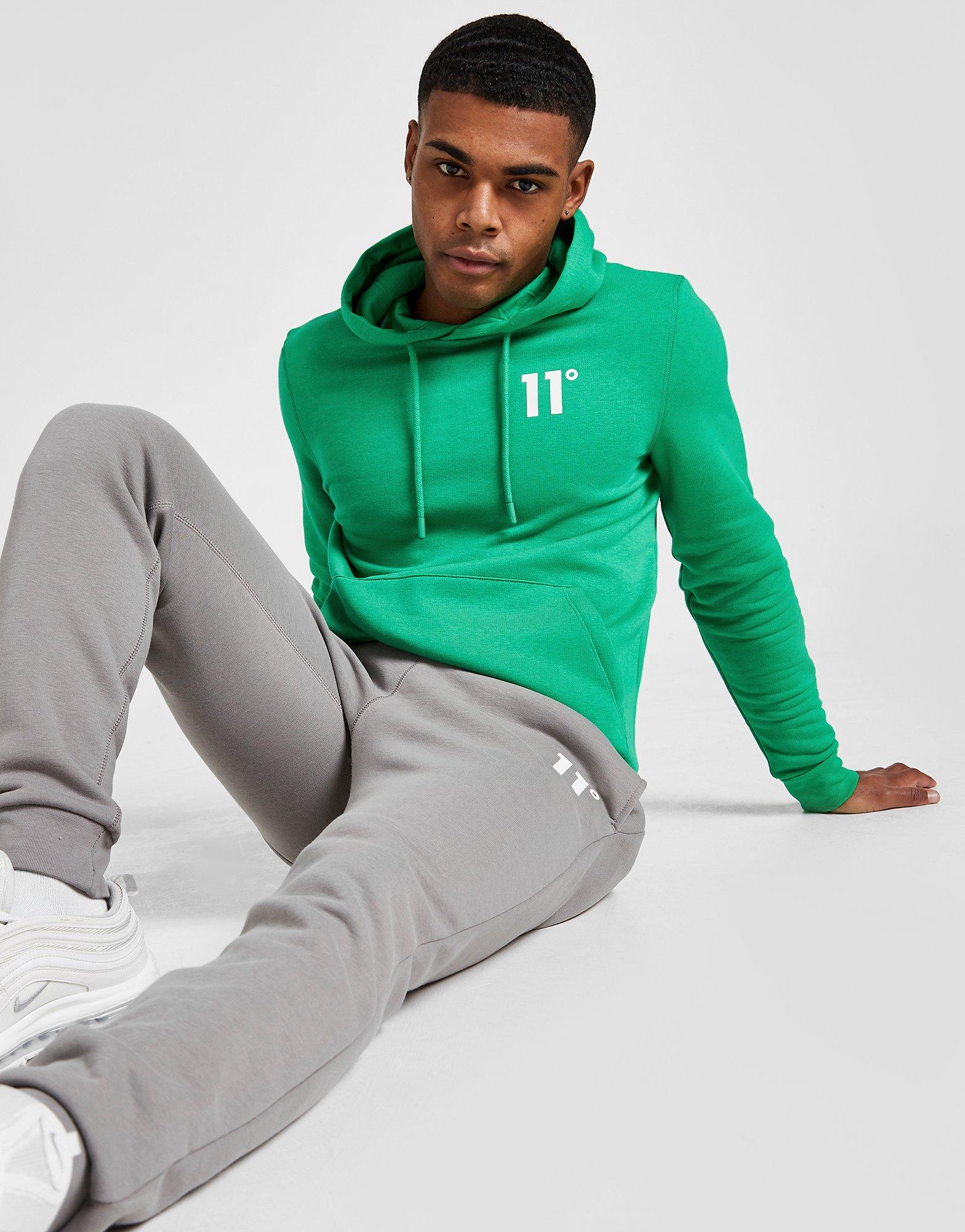 11 degrees green hoodie