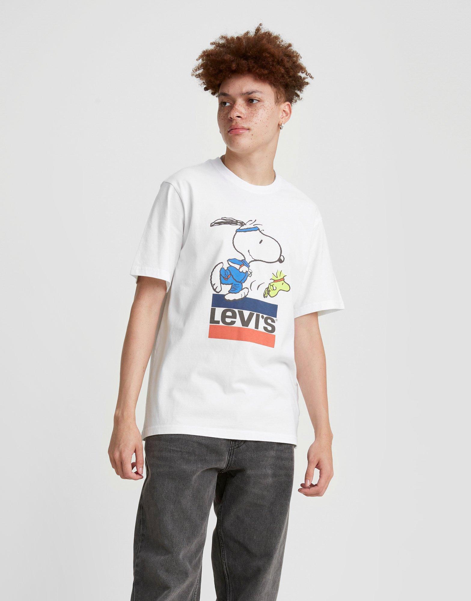 t shirt levi's snoopy