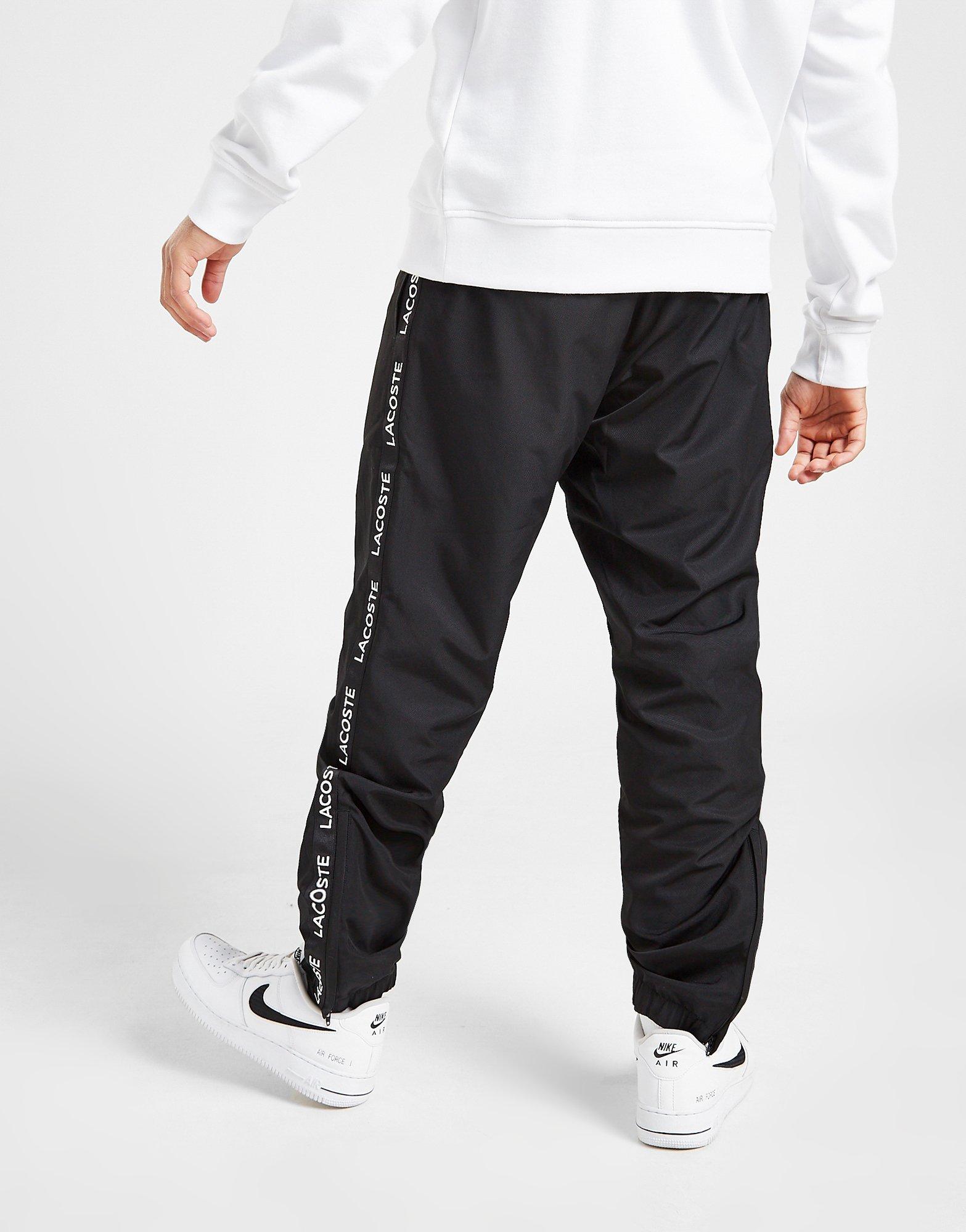 Black Lacoste Tape Guppy Track Pants 