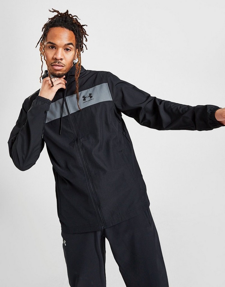 Black Under Armour Sportstyle Windrunner Jacket JD Sports