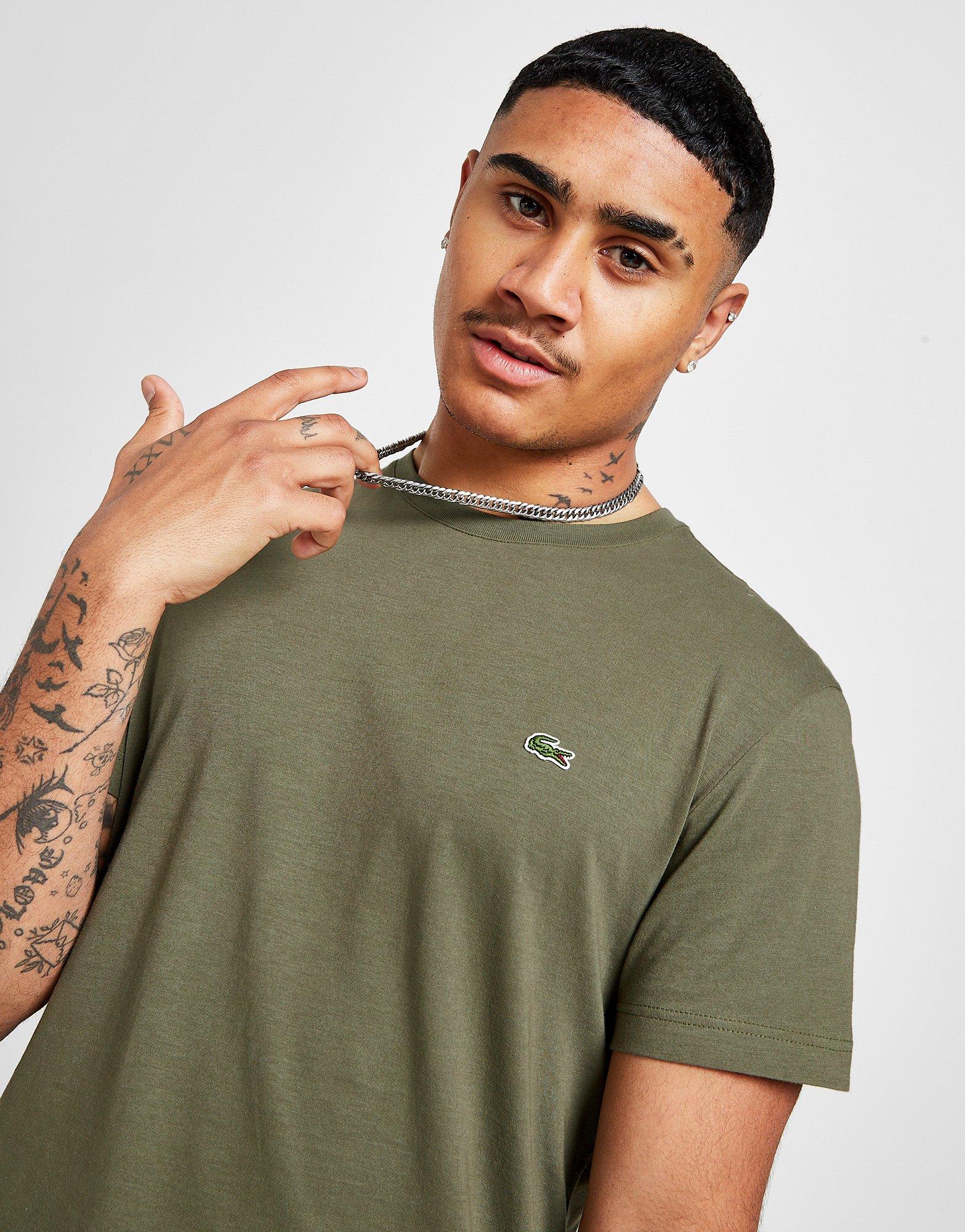 Green Lacoste Croc Logo T-Shirt | JD Sports UK