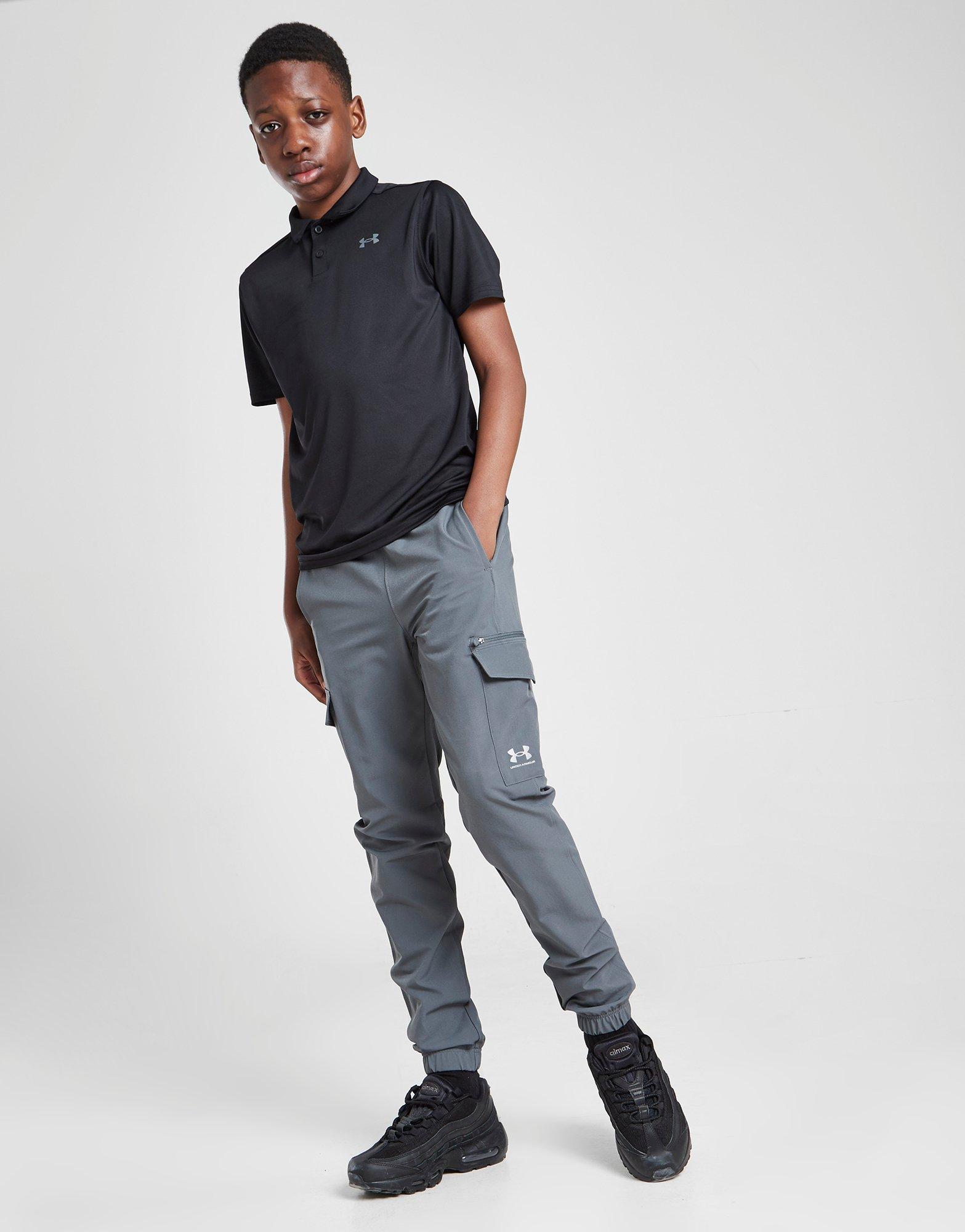 Grijs Under Armour Woven Cargo Broek Junior | JD Sports