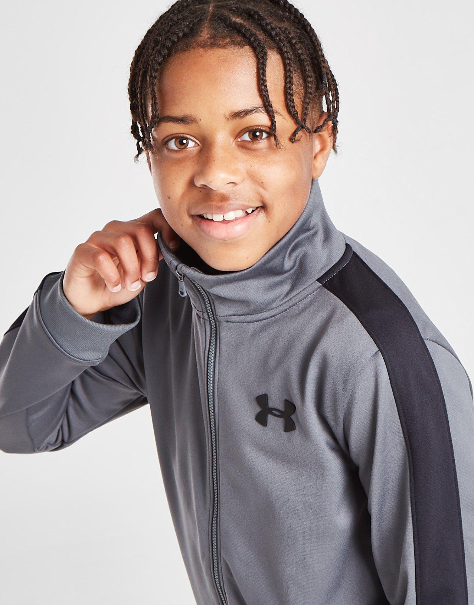 Kinder Under Deutschland JD Sports Knit Armour - Grau Trainingsanzug