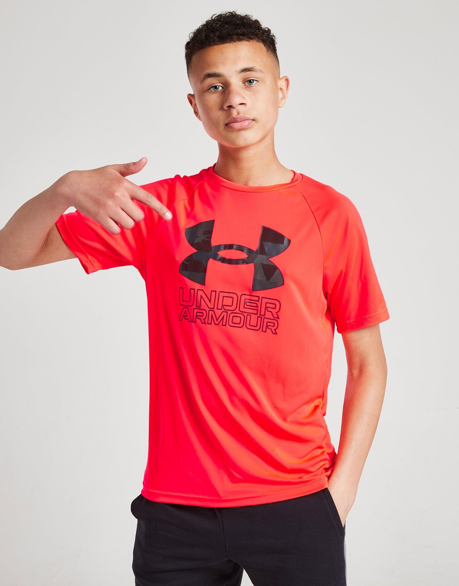 Under Armour Tech Hybrid Print Fill T-Shirt Junior