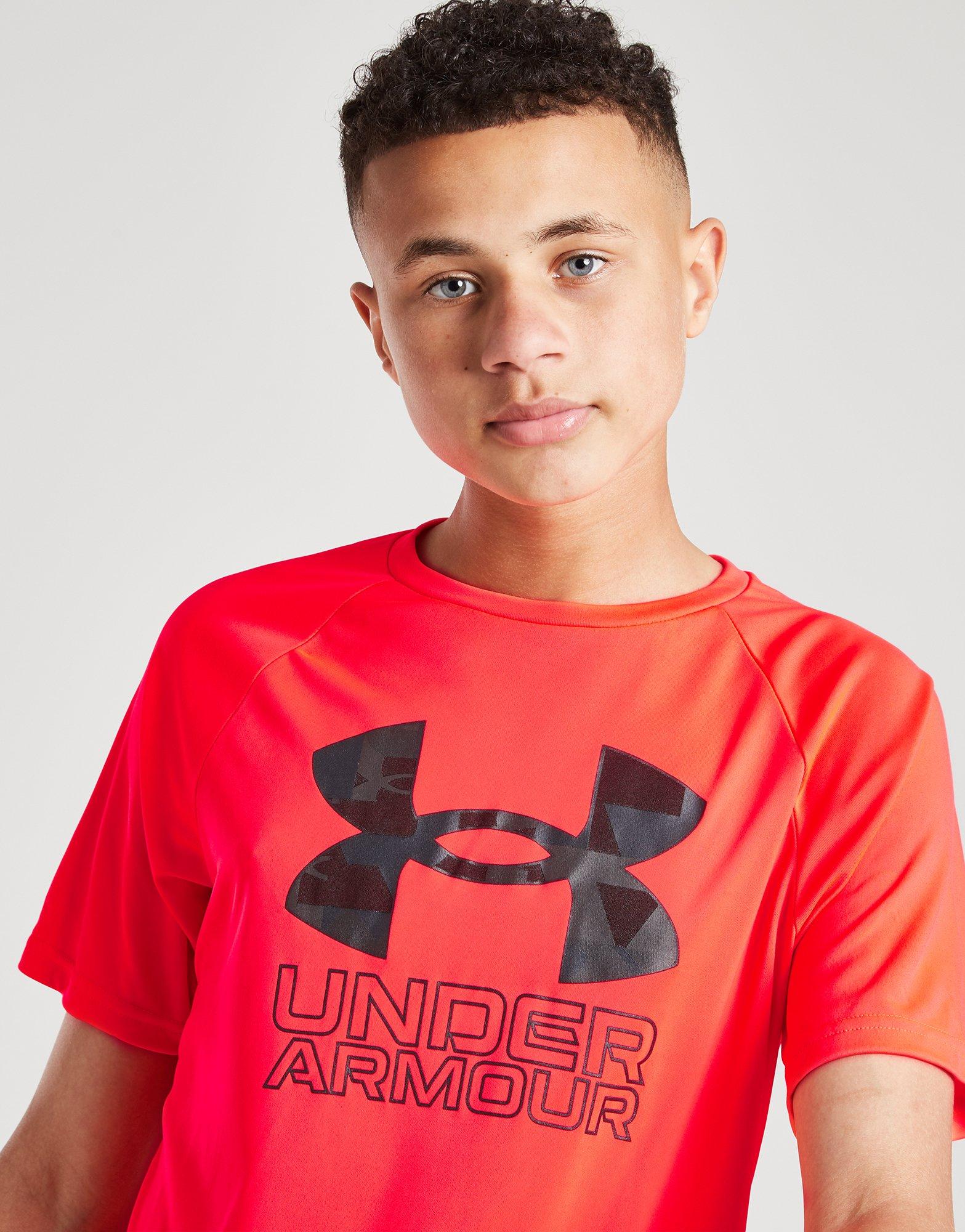 Under Armour Tech Hybrid Print Fill T-Shirt Junior