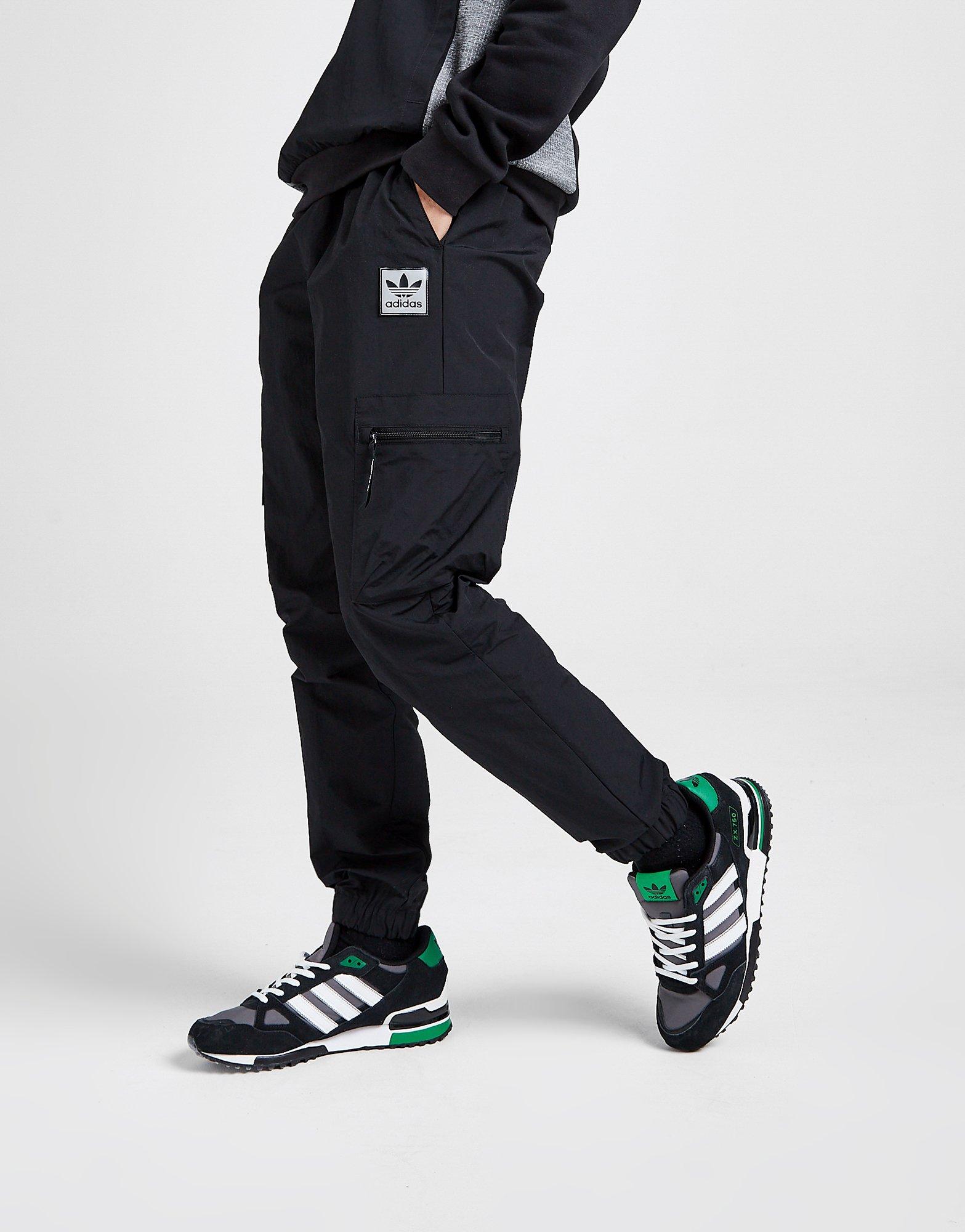 Black adidas Originals ID96 Cargo Pants JD Sports Malaysia