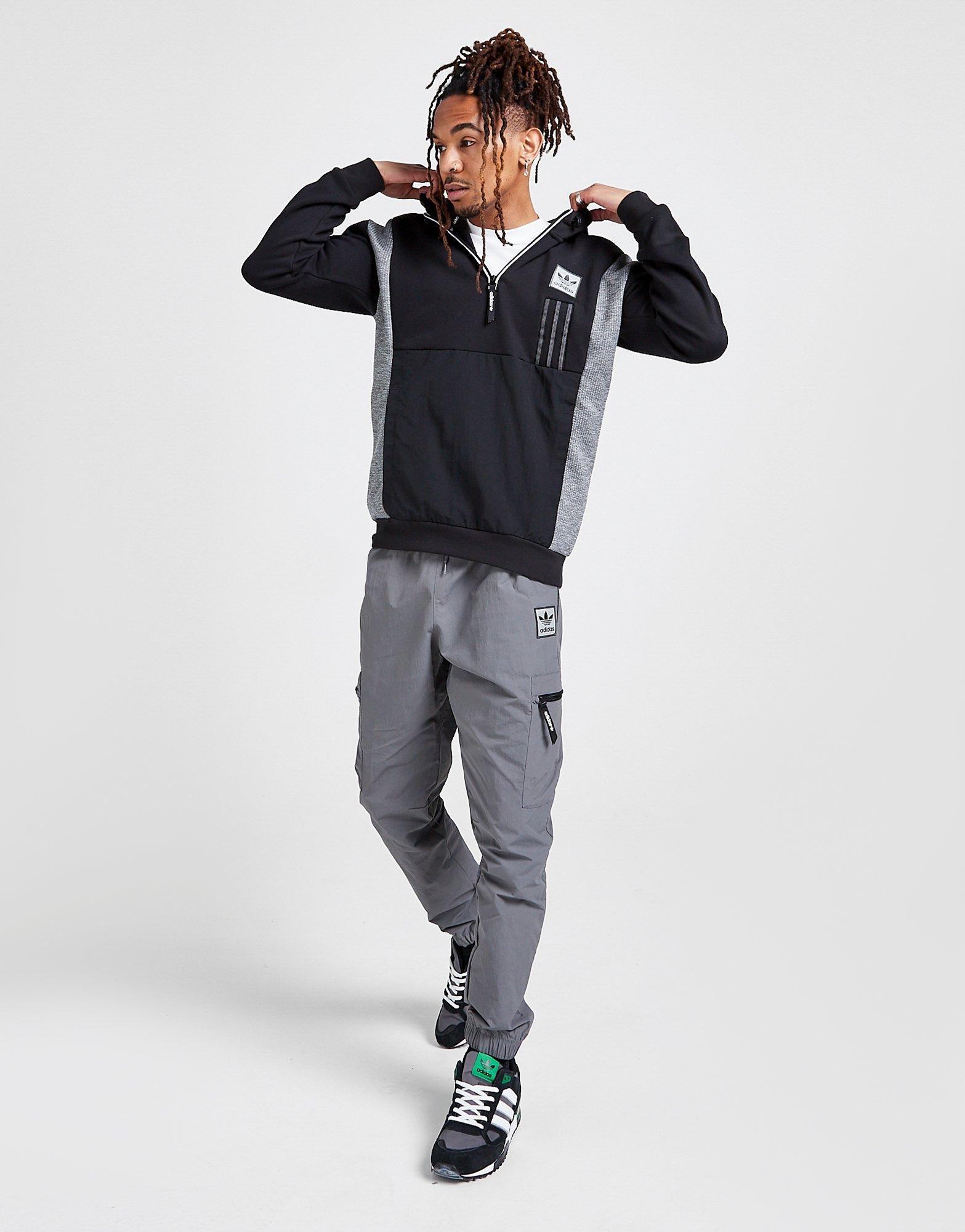 black adidas cargo pants