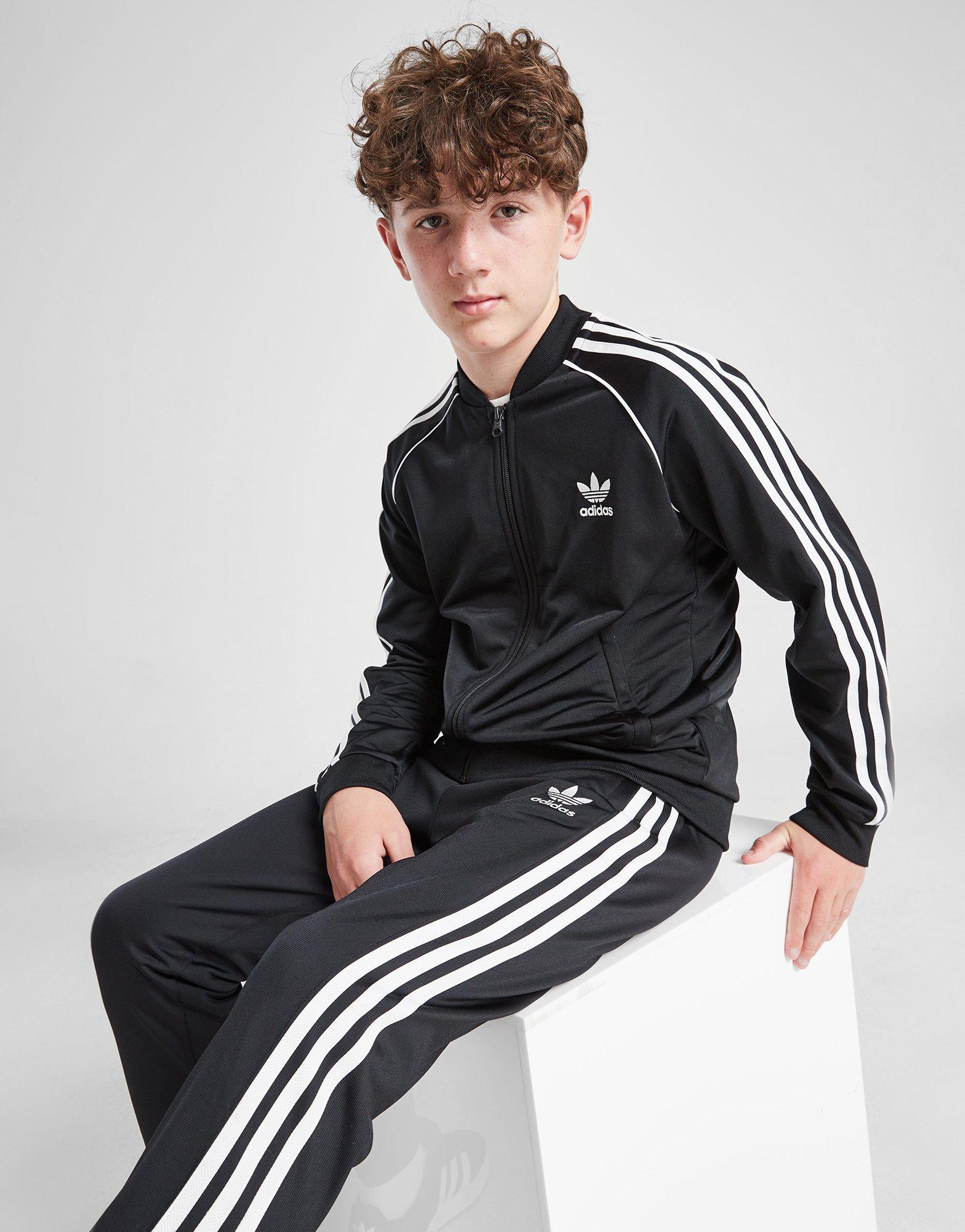 Black adidas Originals SS Track Pants Junior