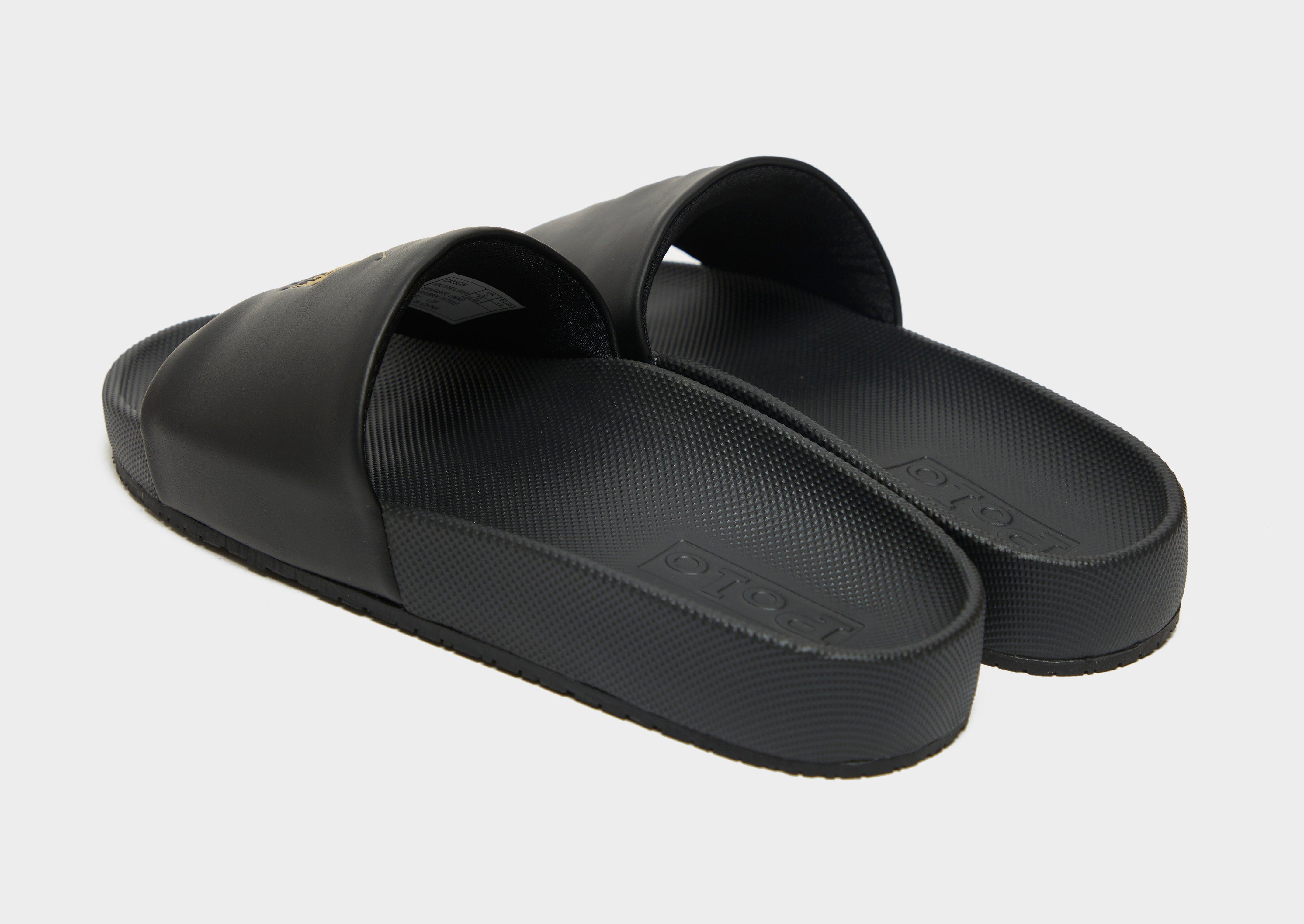 white ralph lauren slides