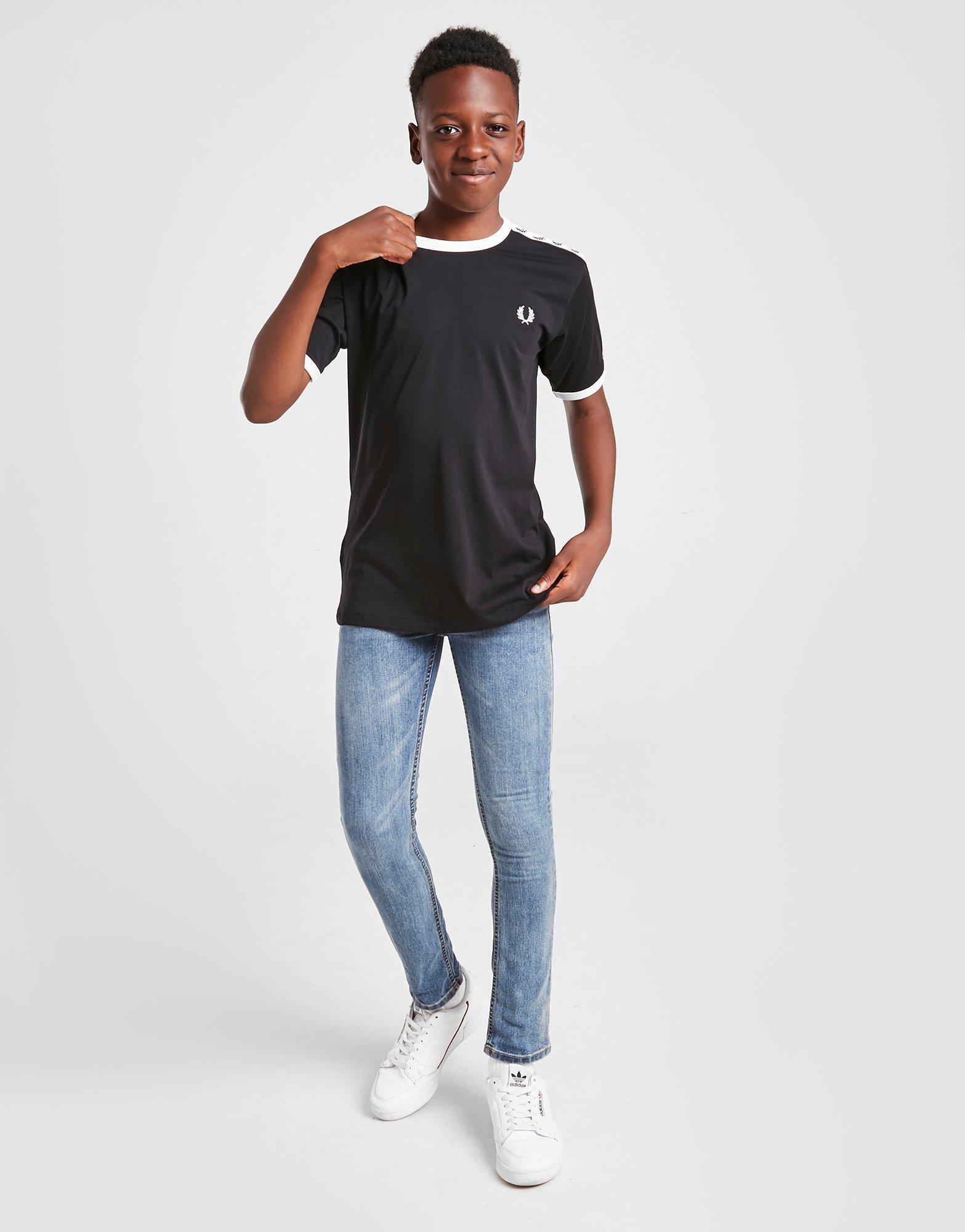 Fred Perry Taped Ringer T-Shirt Junior
