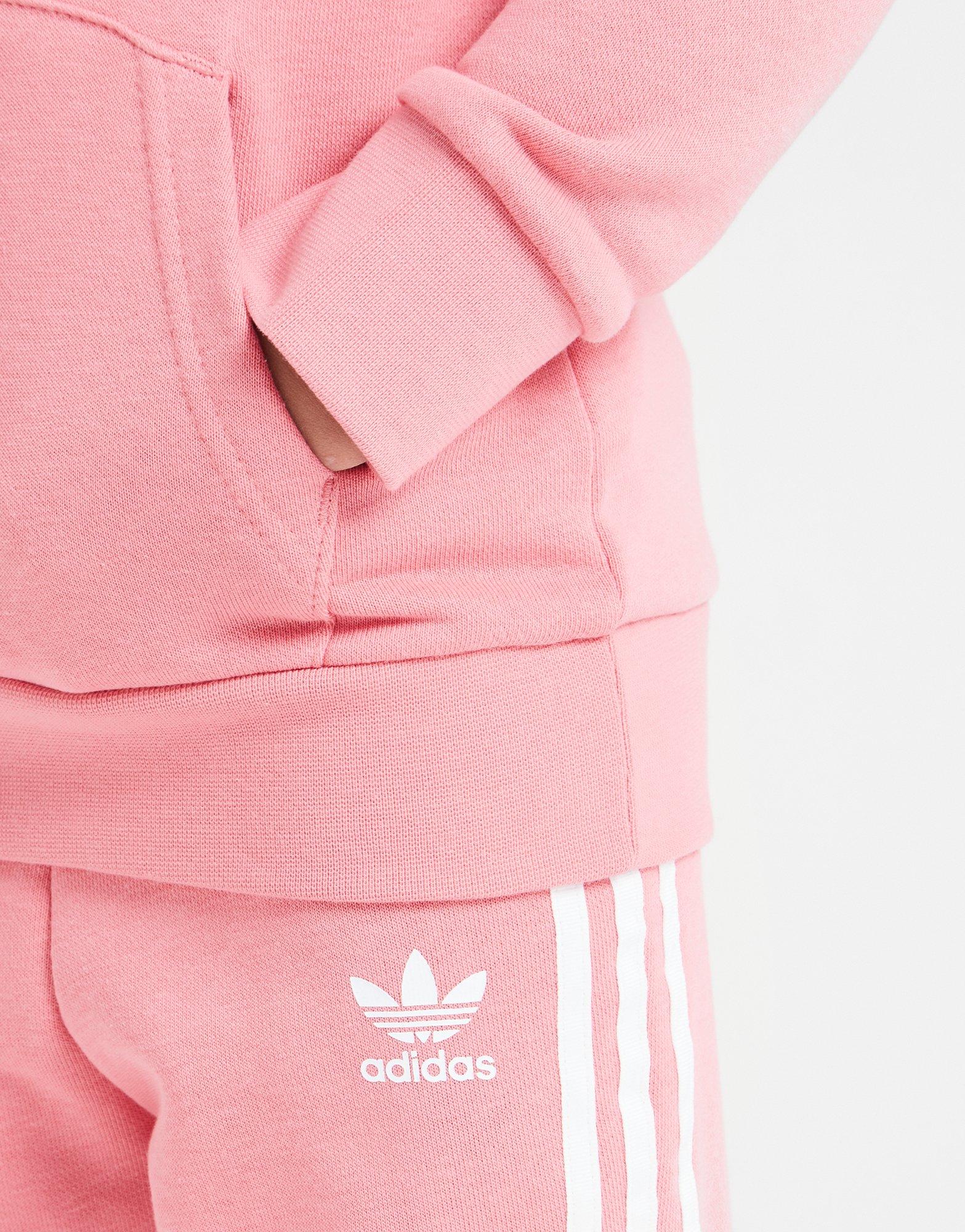 adidas originals logo overhead hooded tracksuit infant