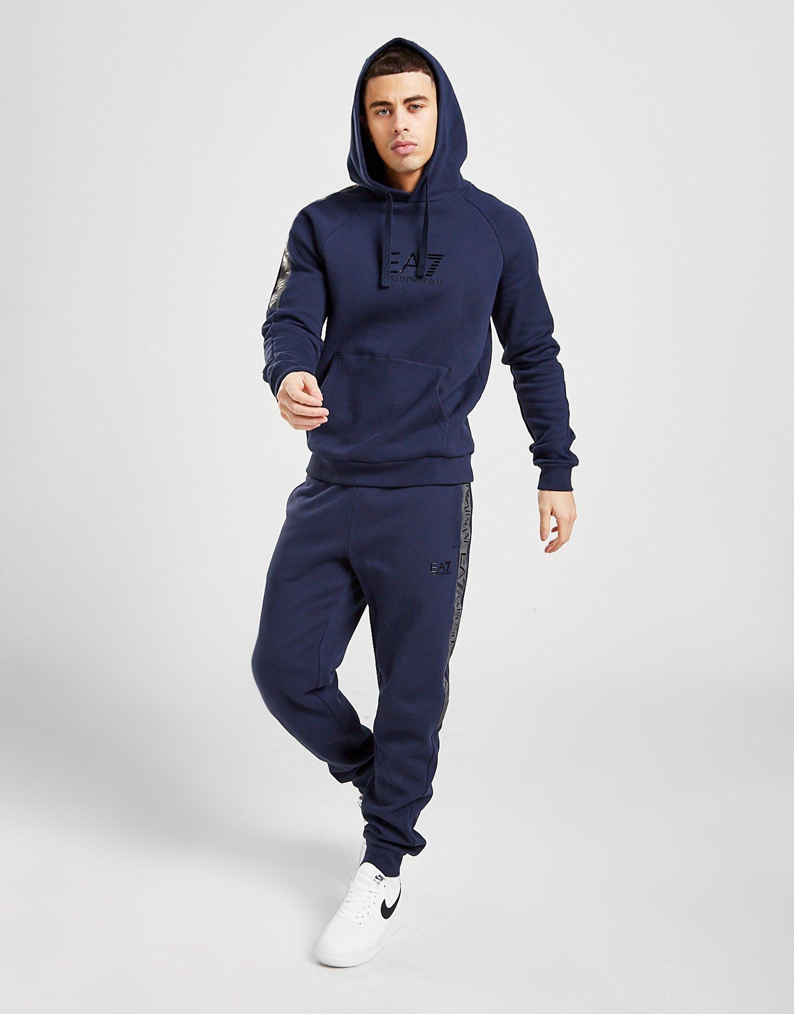 ea7 grain tape hoodie