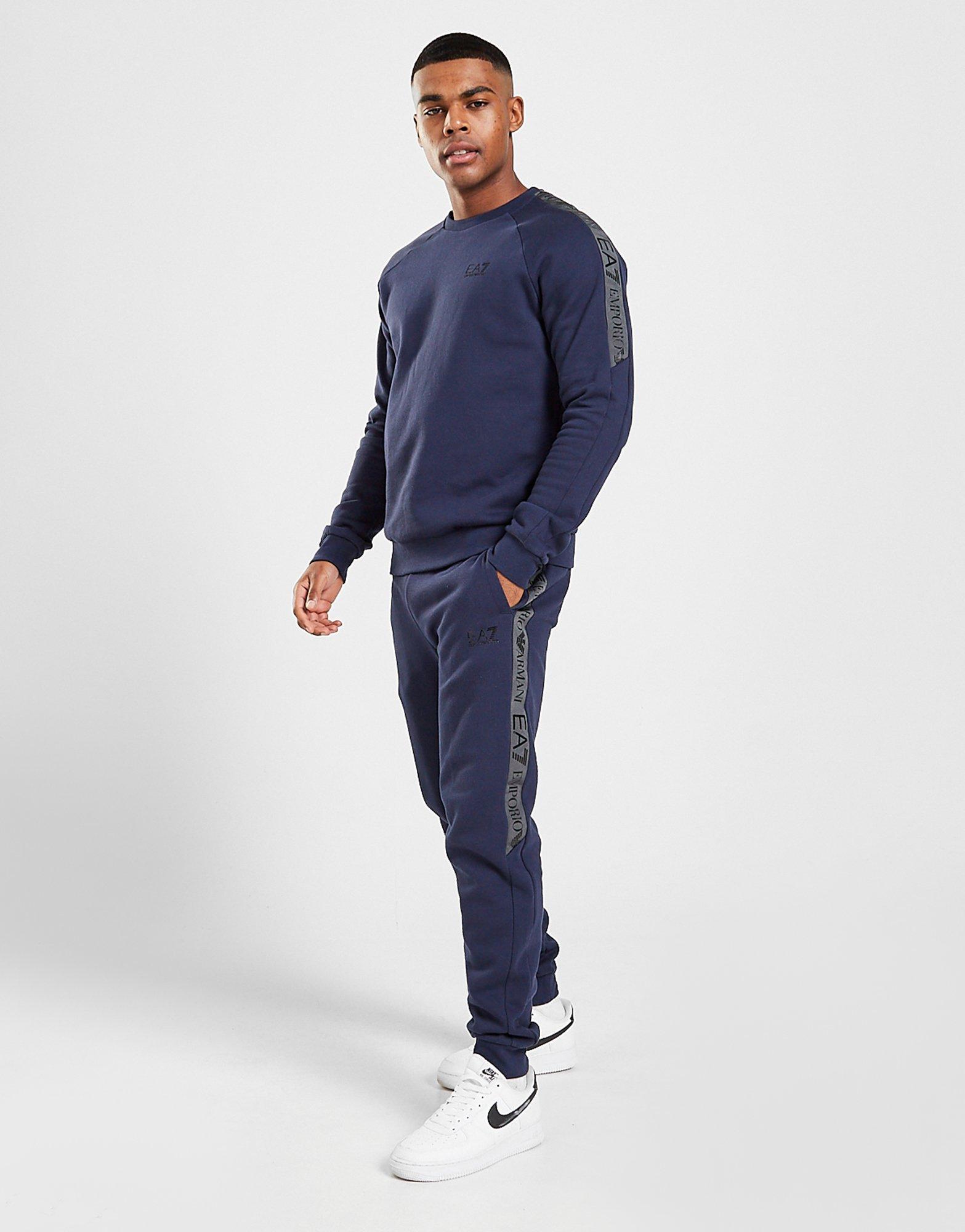 ea7 grain tape joggers