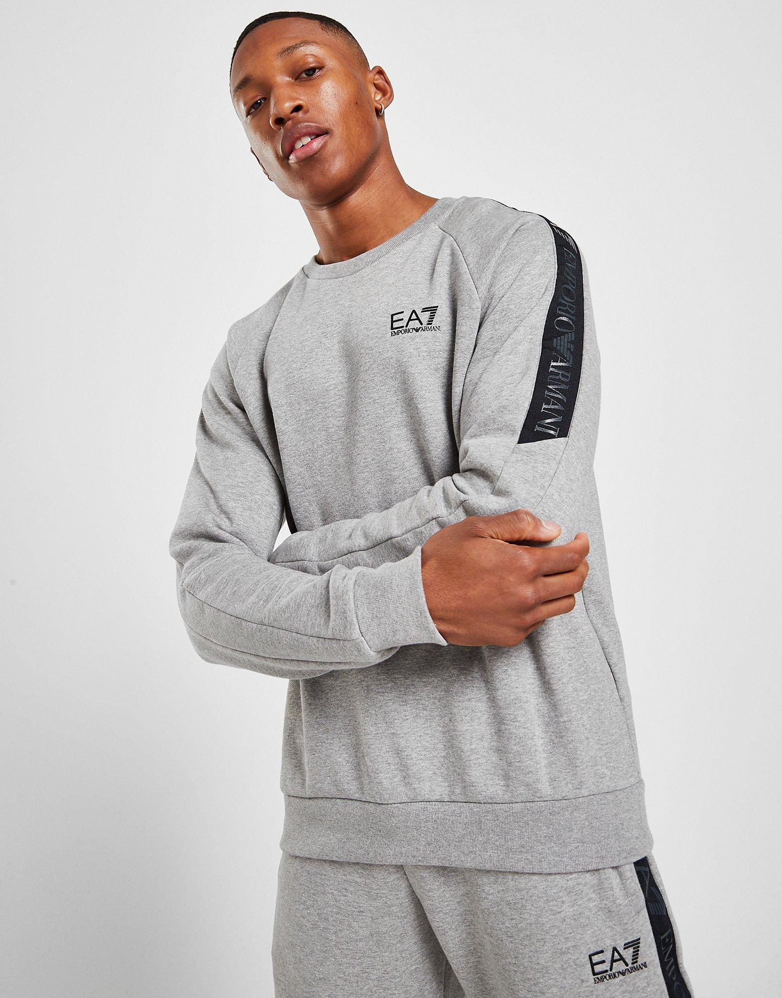 ea7 emporio armani grey tracksuit