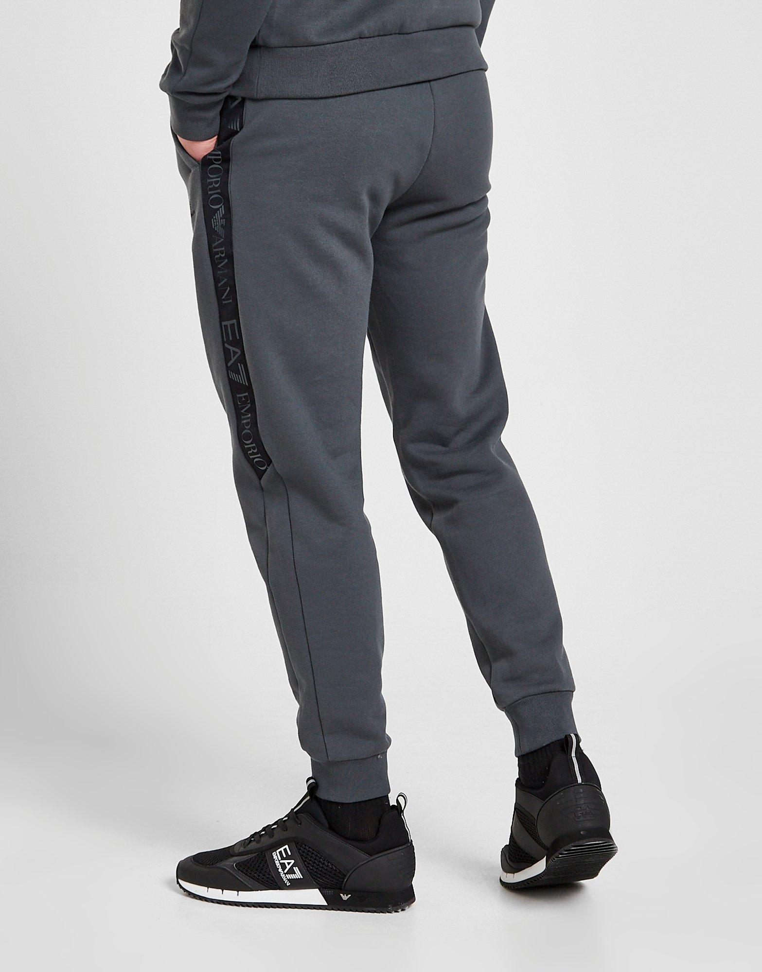 armani grain tape joggers