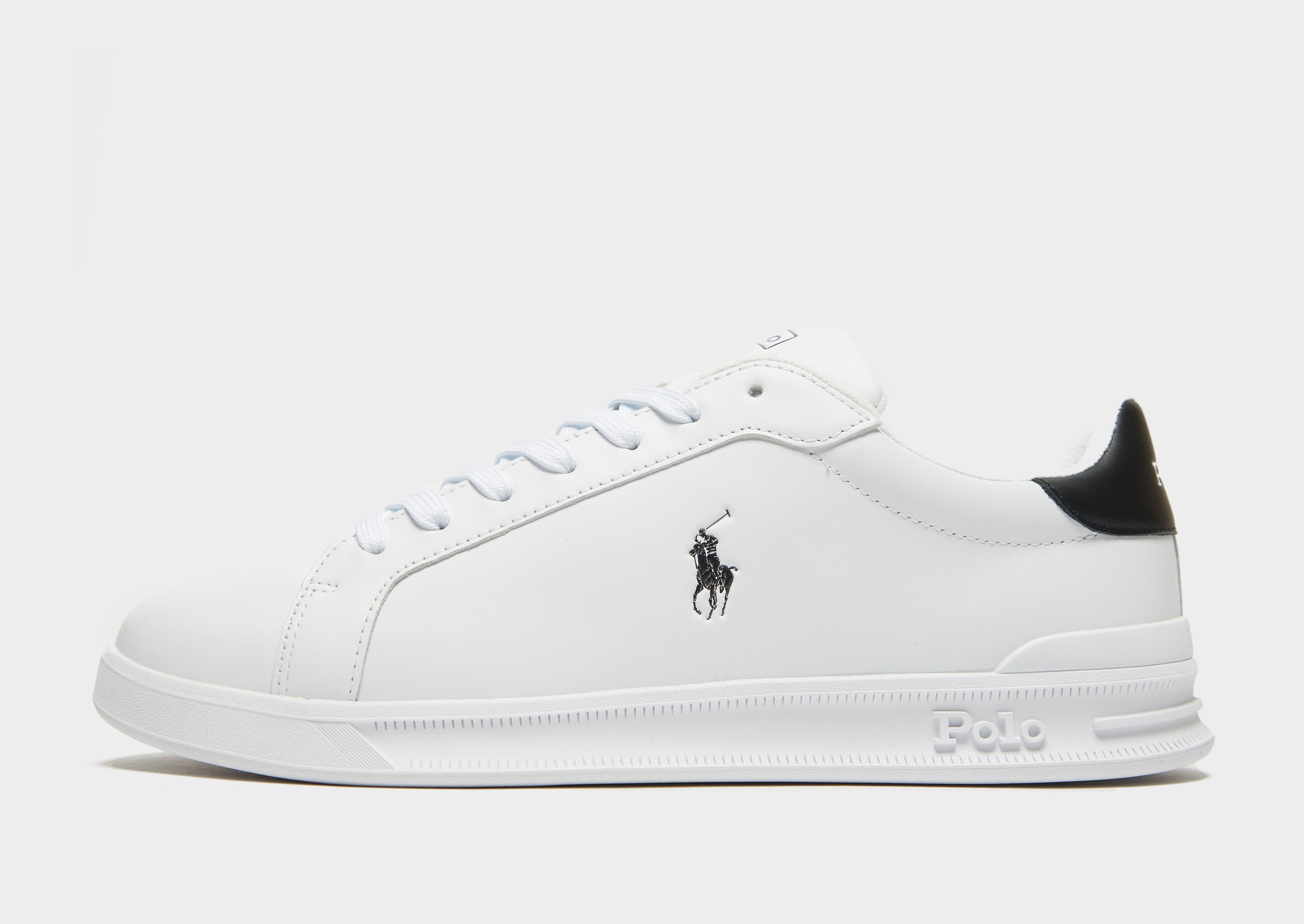 White Polo Ralph Lauren Heritage Court | JD Sports UK