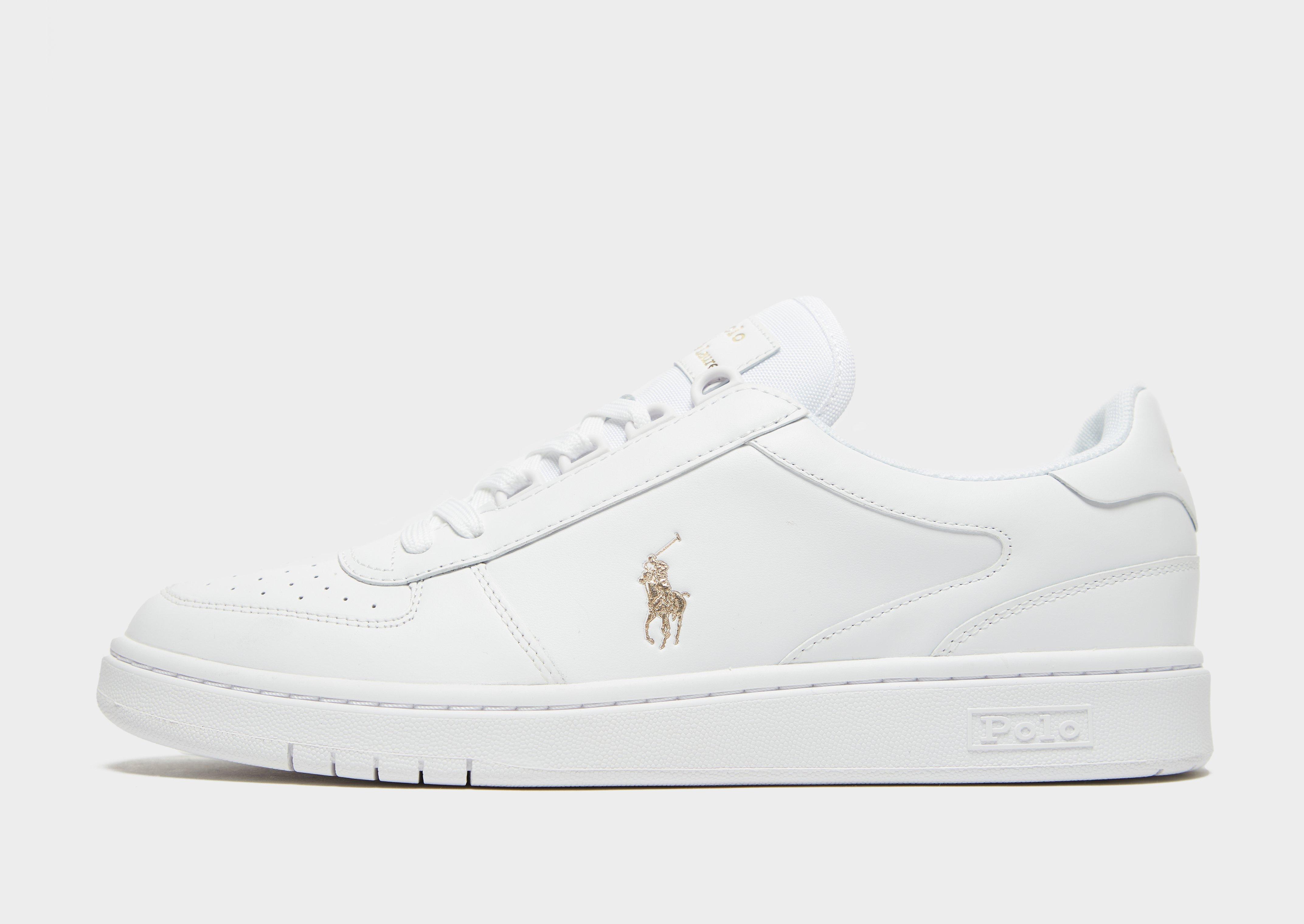 White Polo Ralph Lauren Polo Court | JD Sports UK