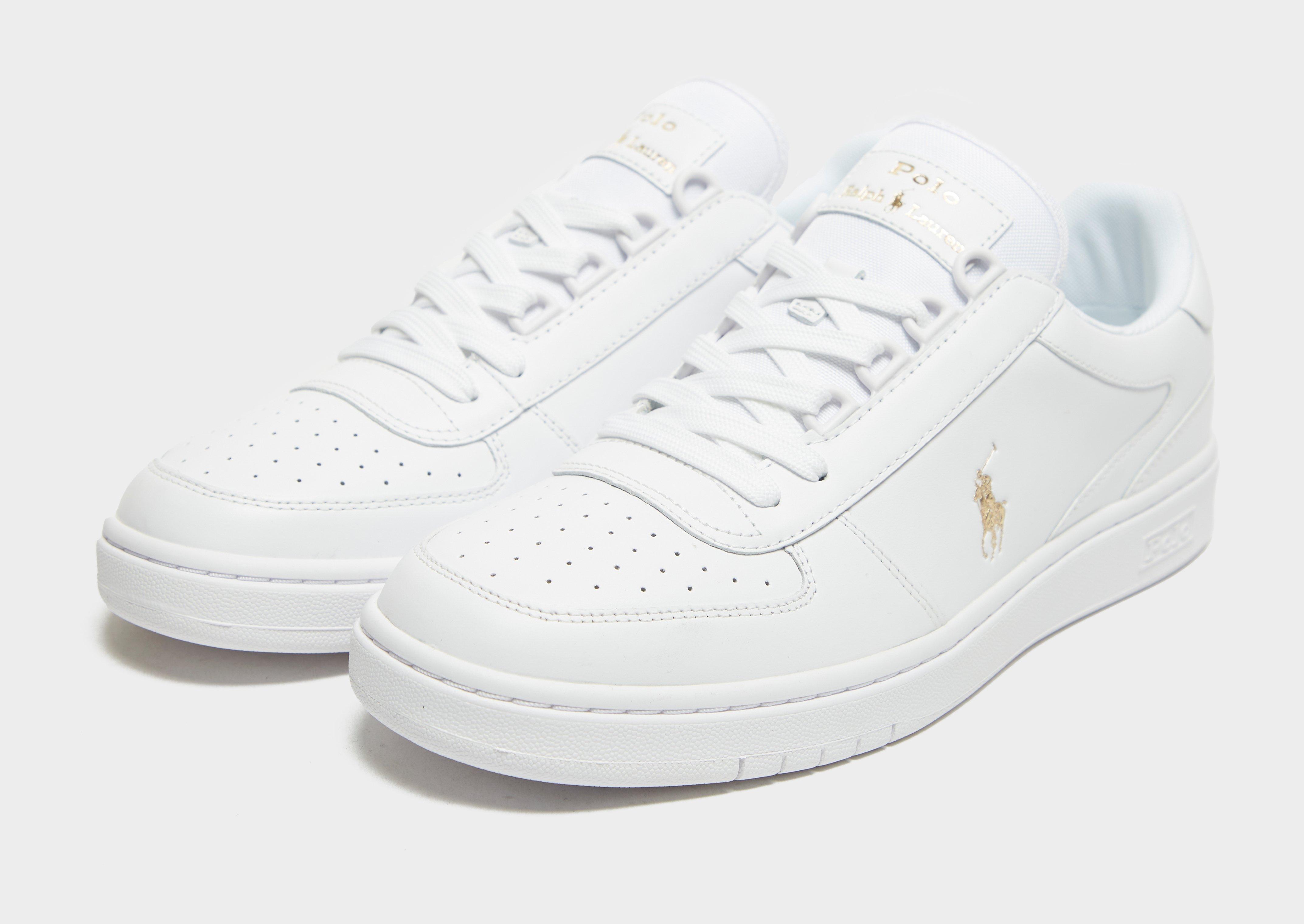white polo tennis shoes