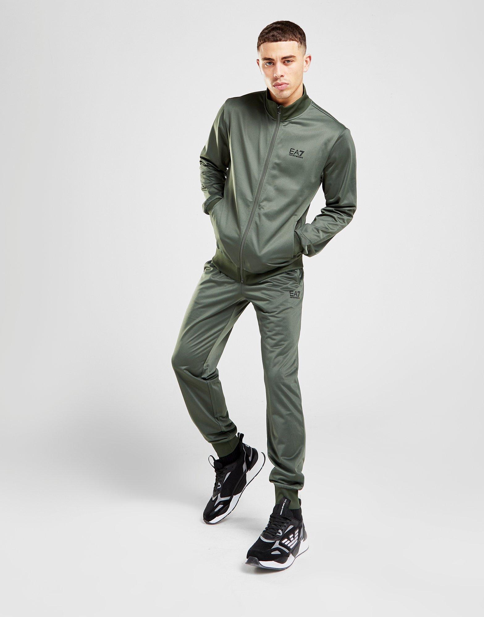 armani khaki tracksuit