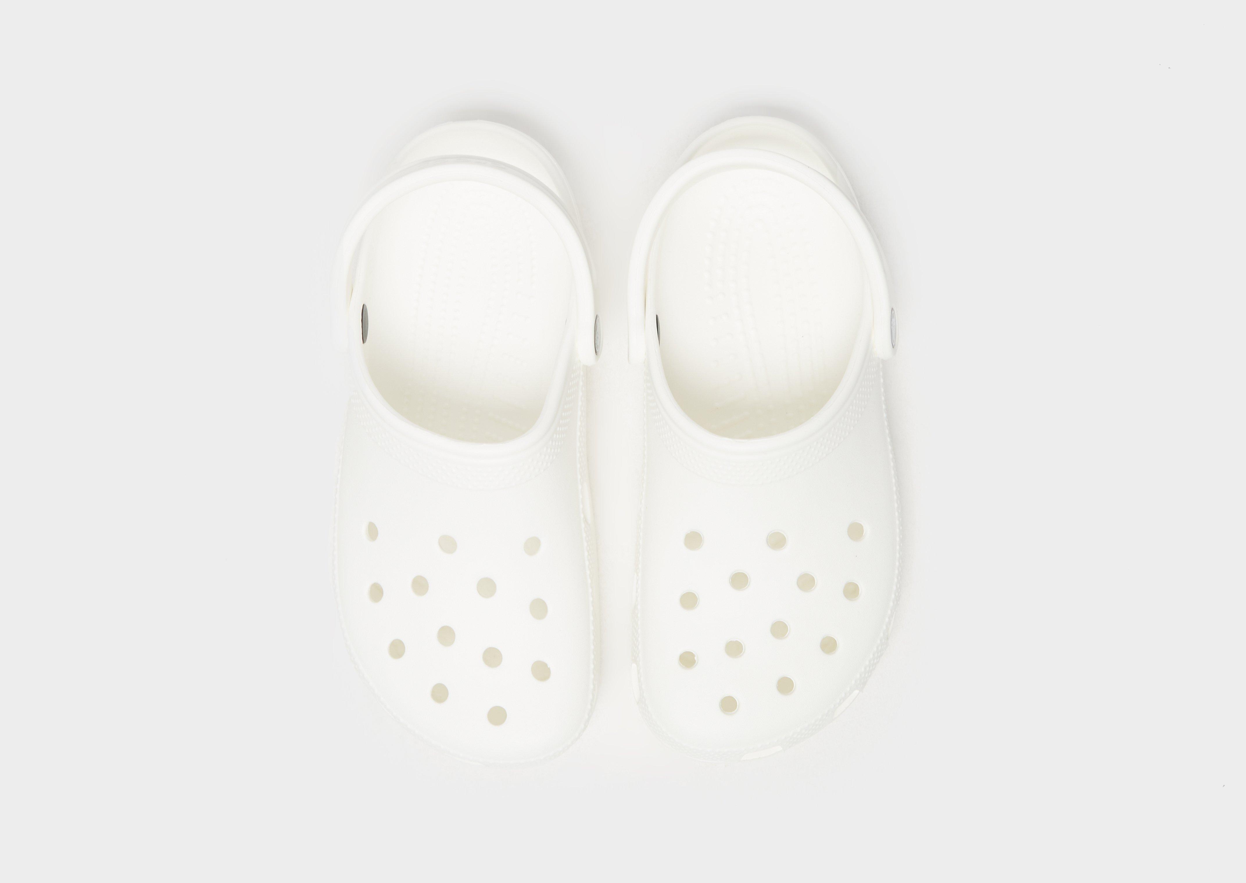 White on sale croc shoes