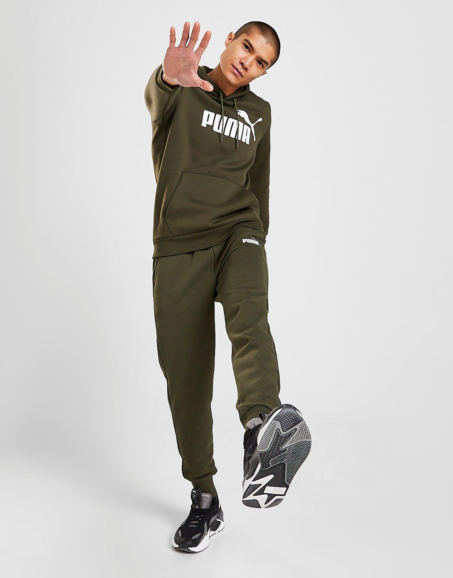 Khaki 2025 puma tracksuit