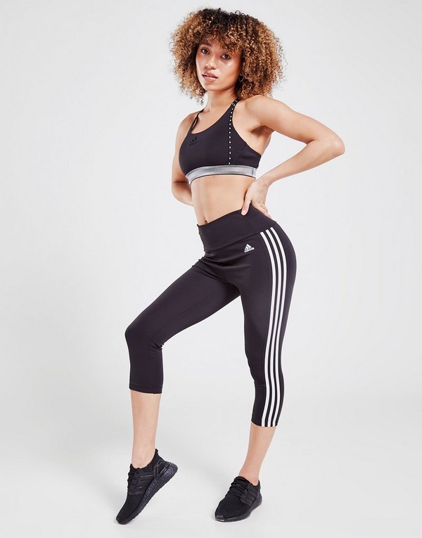 adidas Tight Designed To Move High-Rise 3-Stripes 3/4 Sport