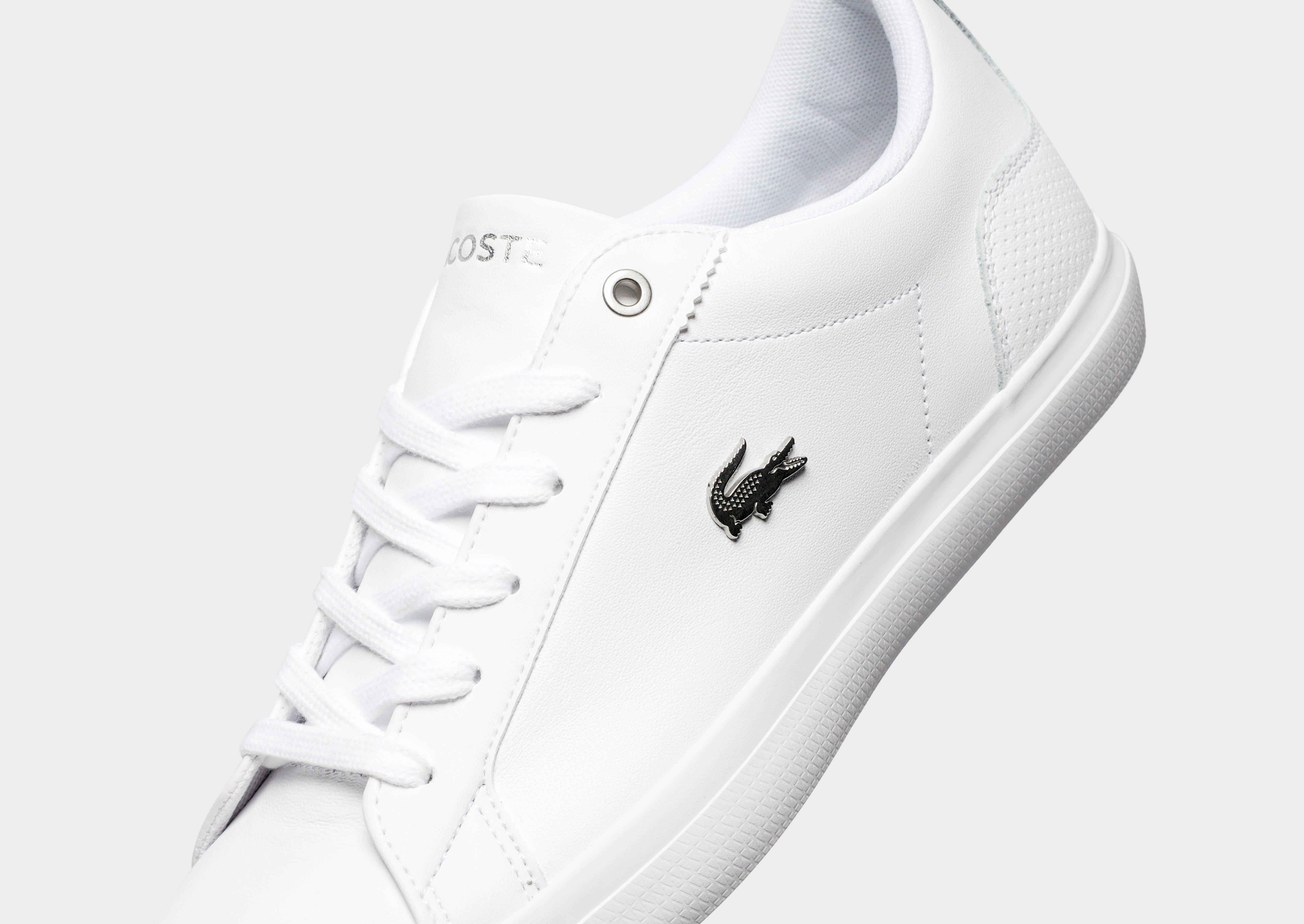 lacoste lerond white womens