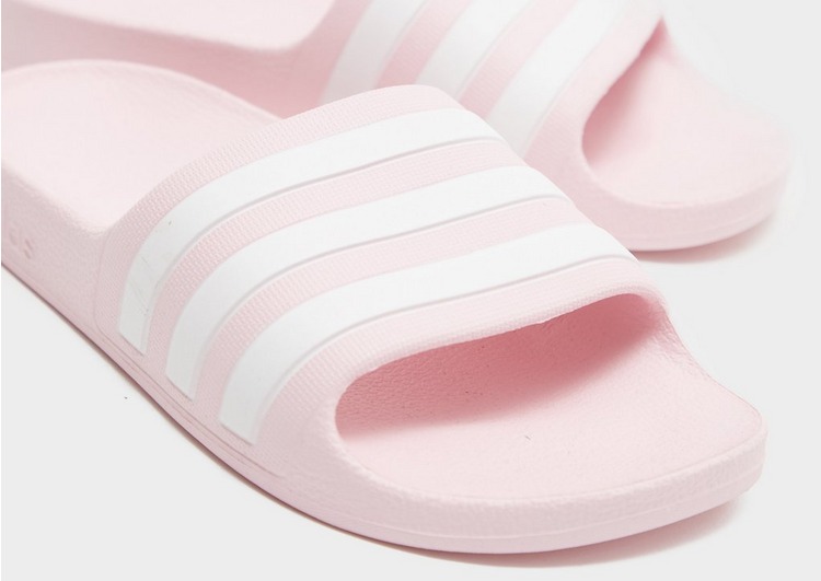 Pink adidas Adilette Aqua Slides Junior | JD Sports UK