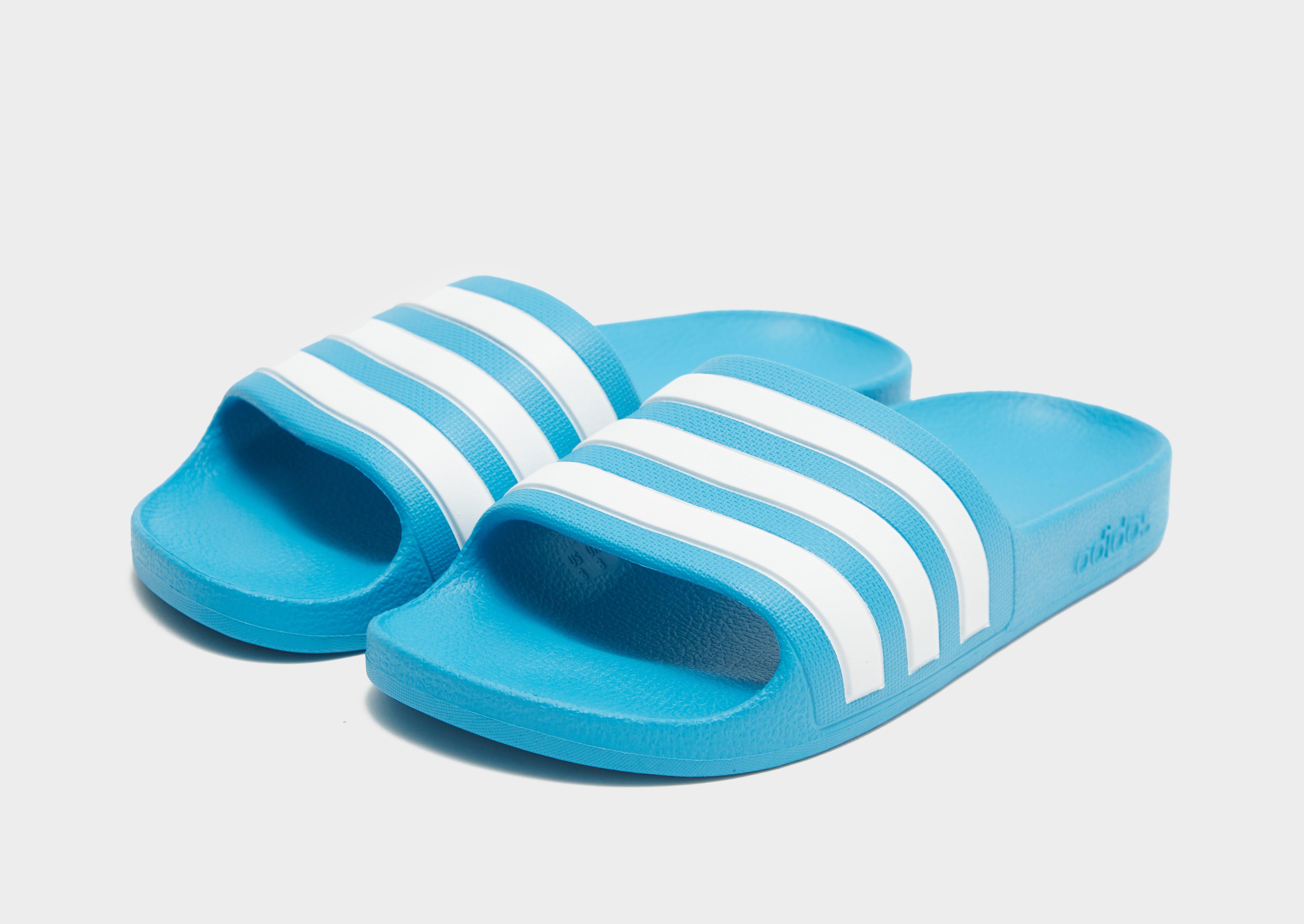 Baby blue adidas online slides