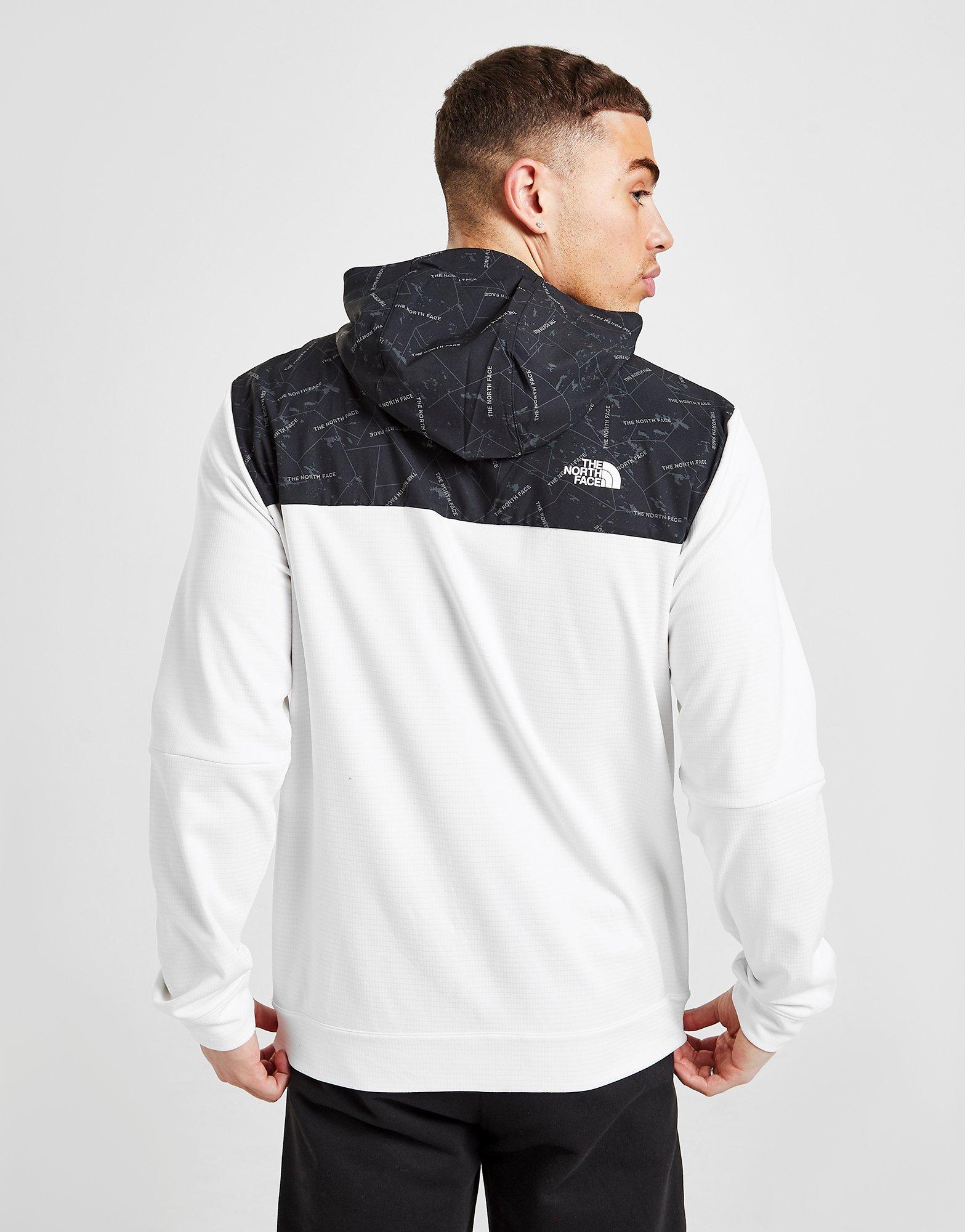 the north face train n logo full zip hooded jacket