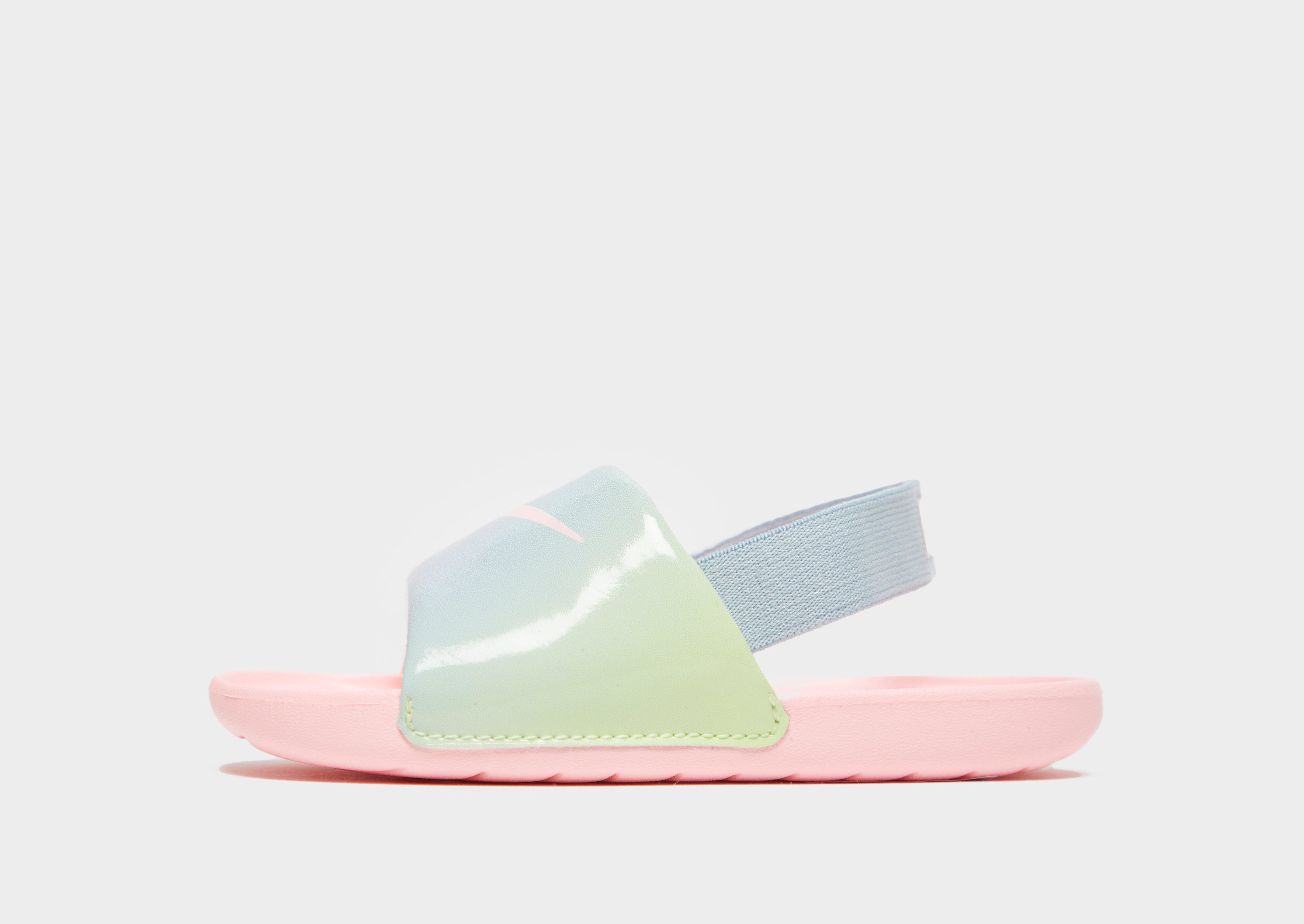 nike kawa slides infant pink